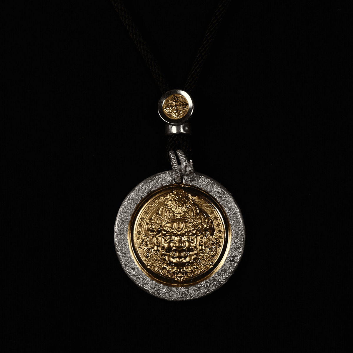 Yellow Jambhala S999 Silver Pendant-50g