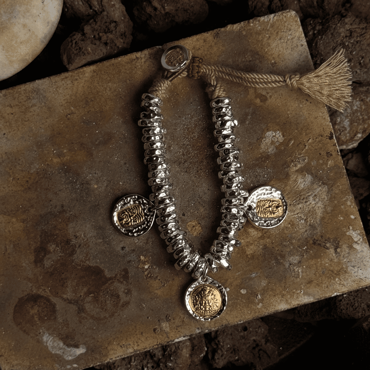 Yellow Jambhala S999 Silver Bracelet