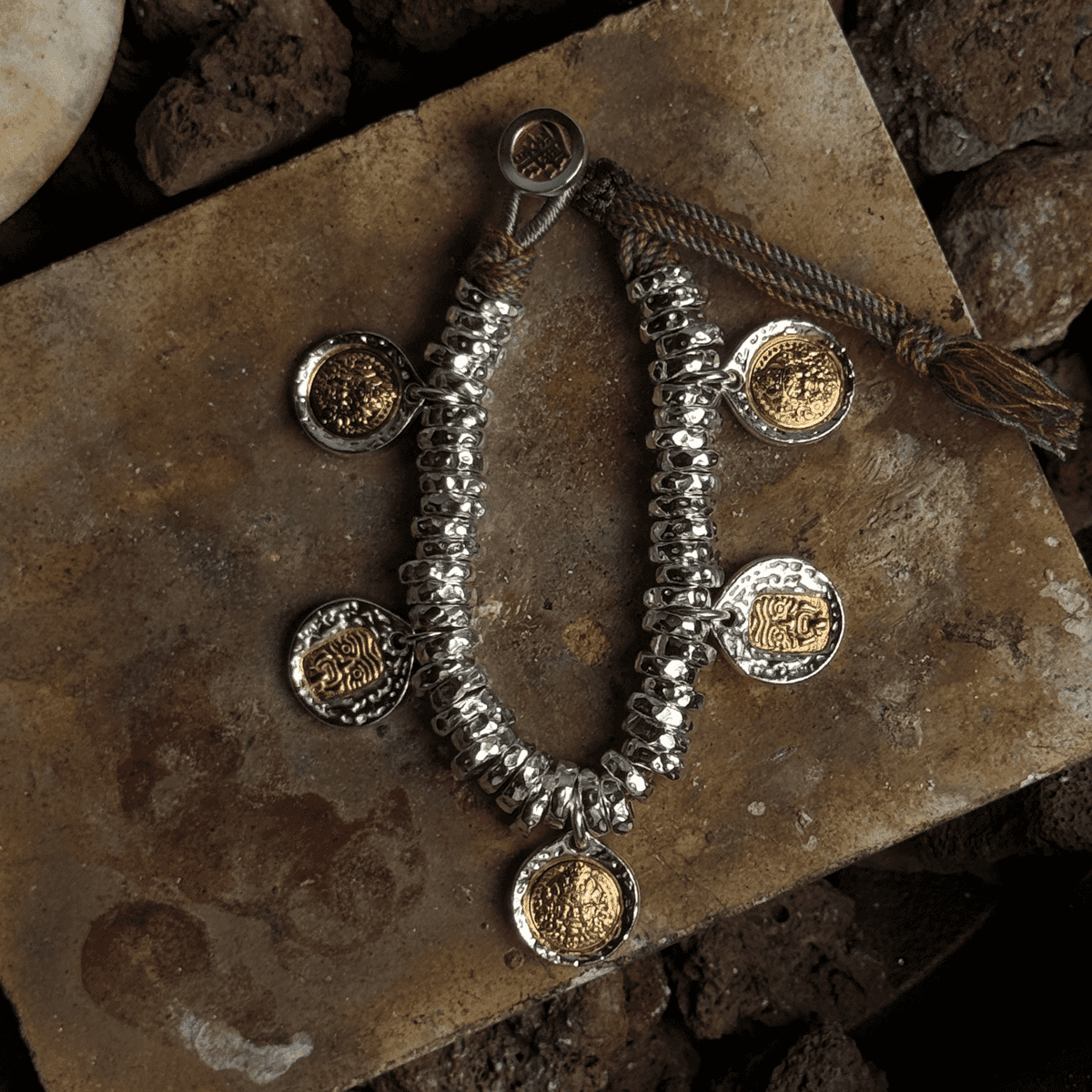 Yellow Jambhala S999 Silver Bracelet