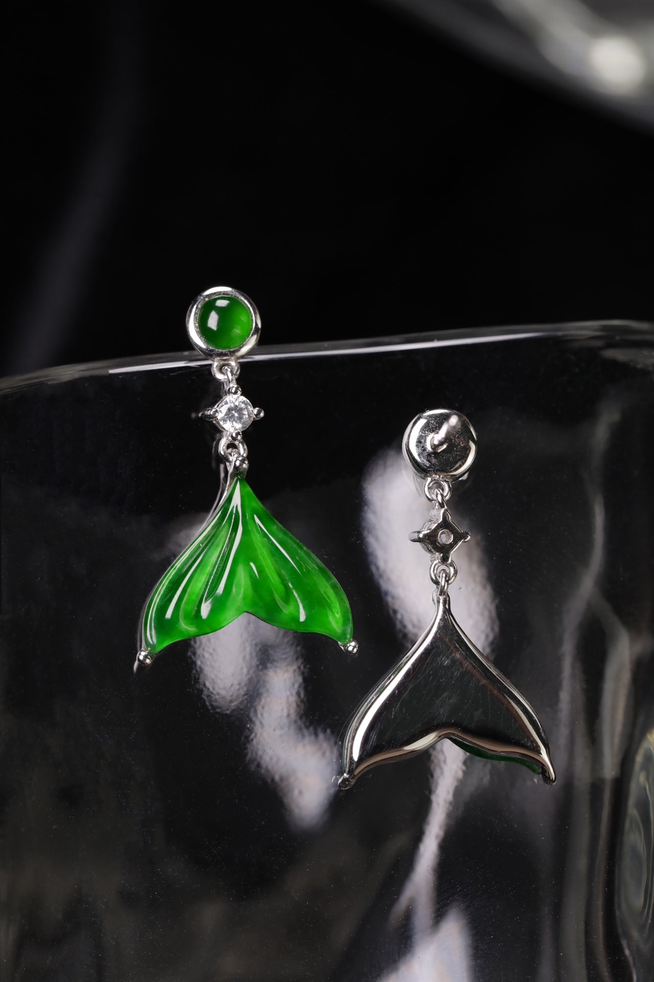 Fish Tail Drop Earrings