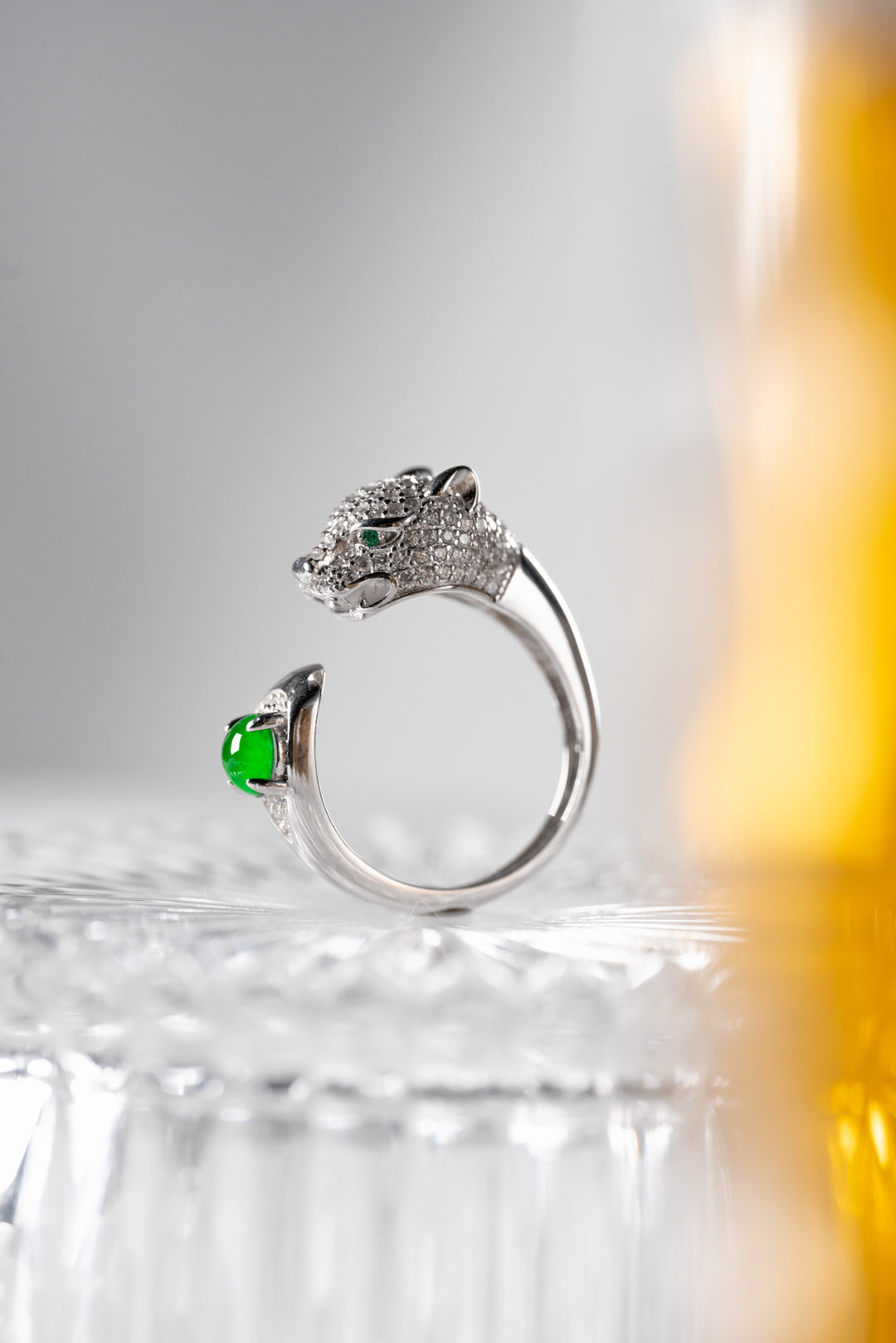 Leopard Head Ring