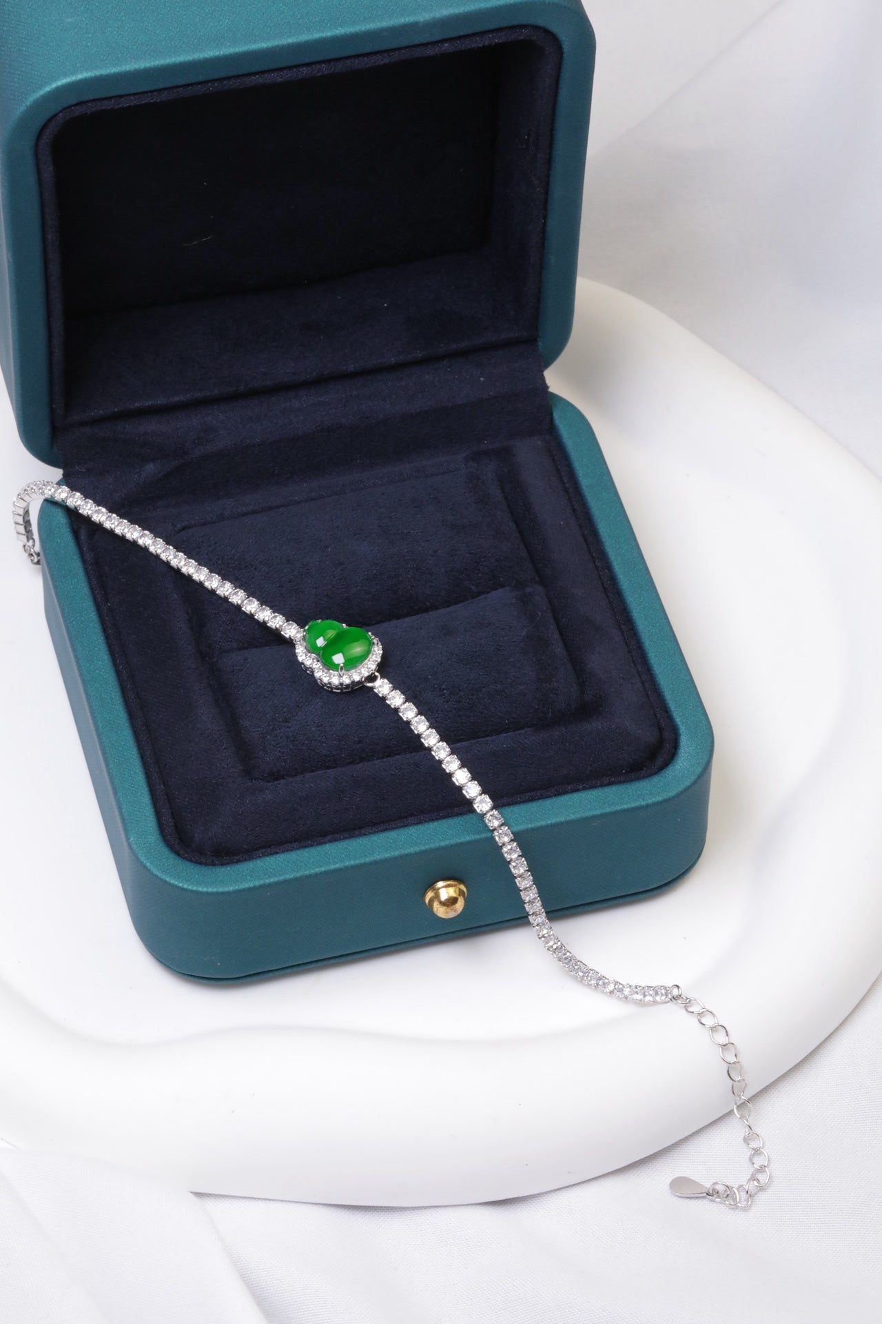 Diamond-Set Gourd Bracelet