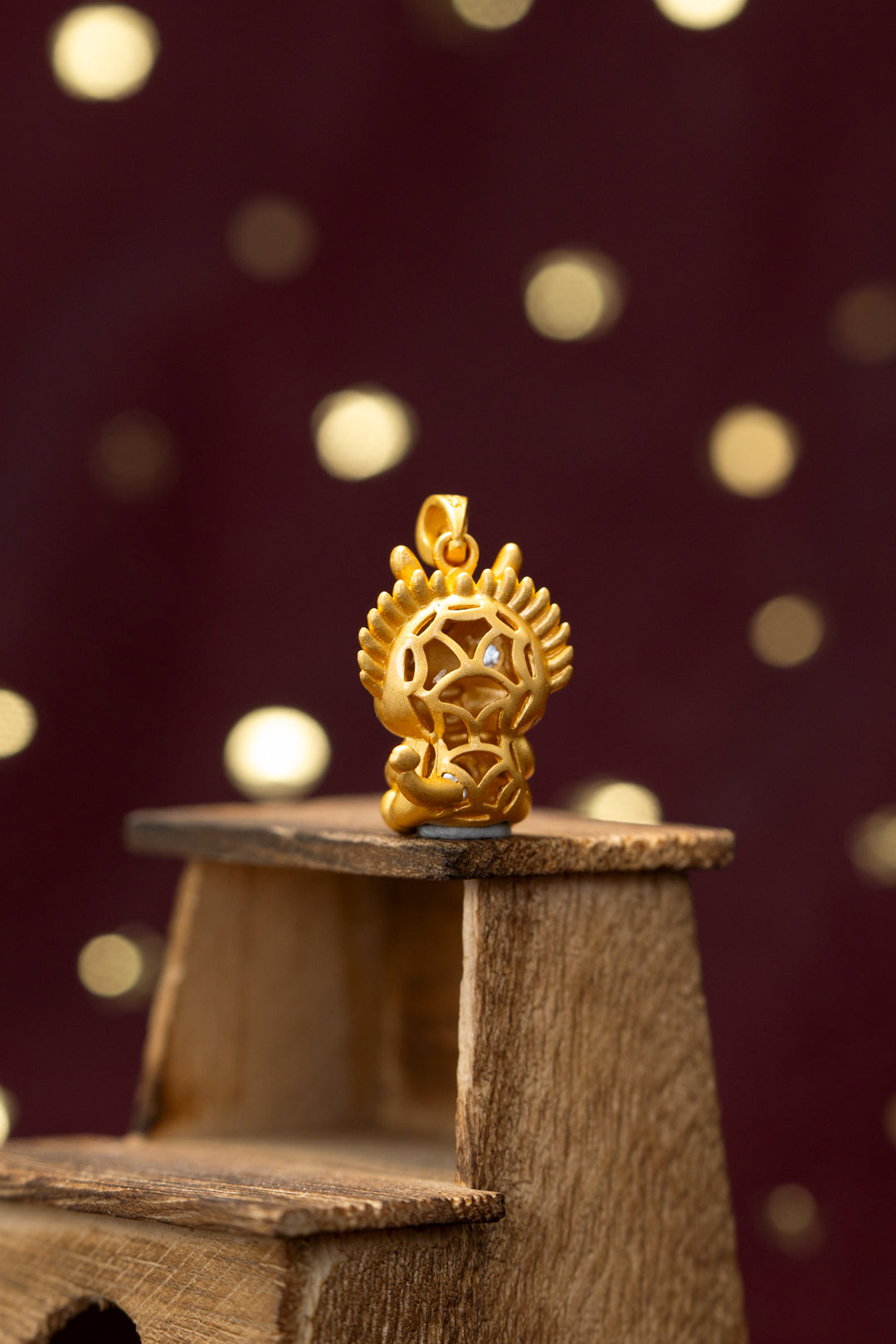 Cute Gold and Silver dragon Pendant Necklace