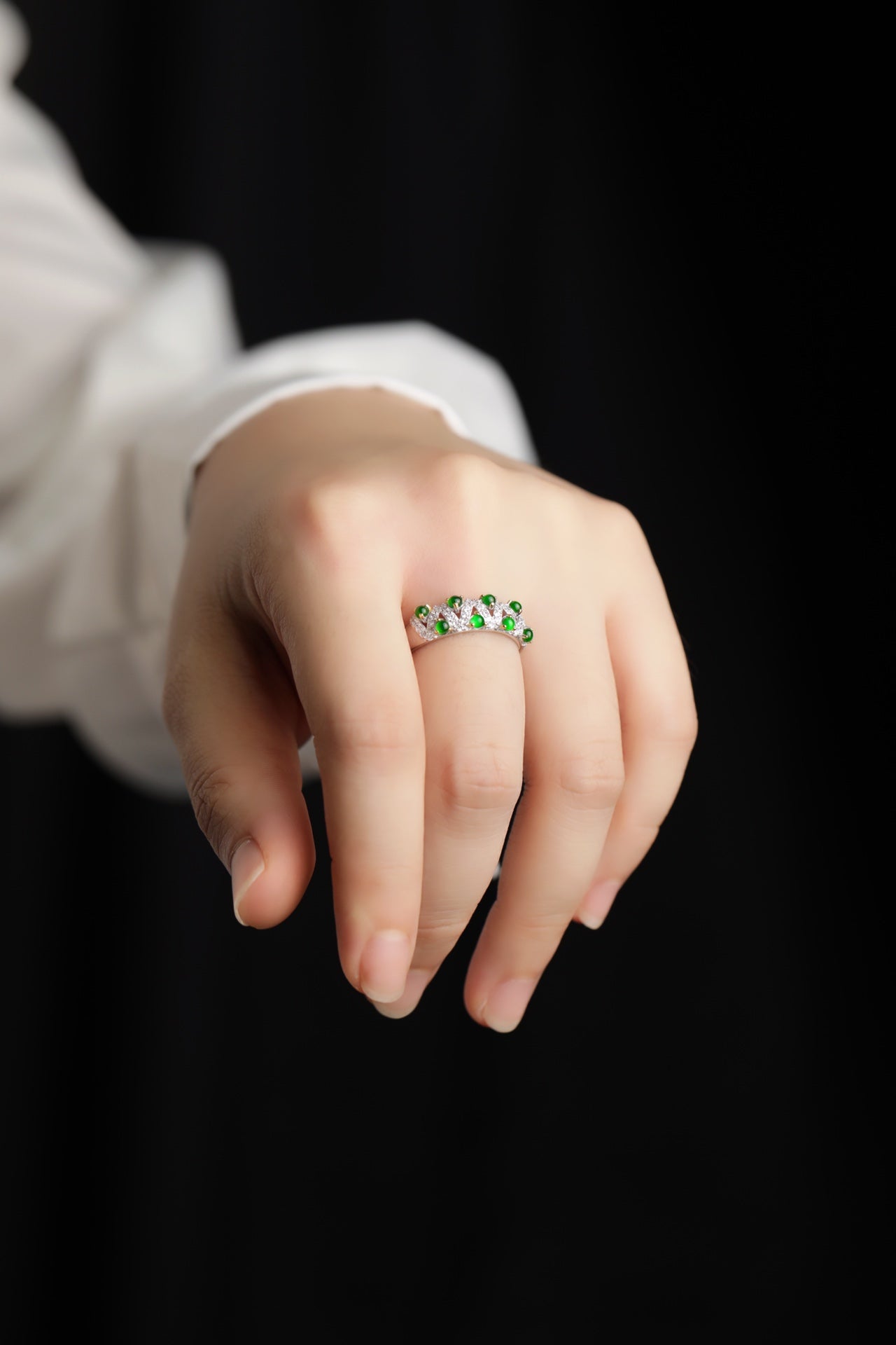 Contemplation Jade Ring | Jekira