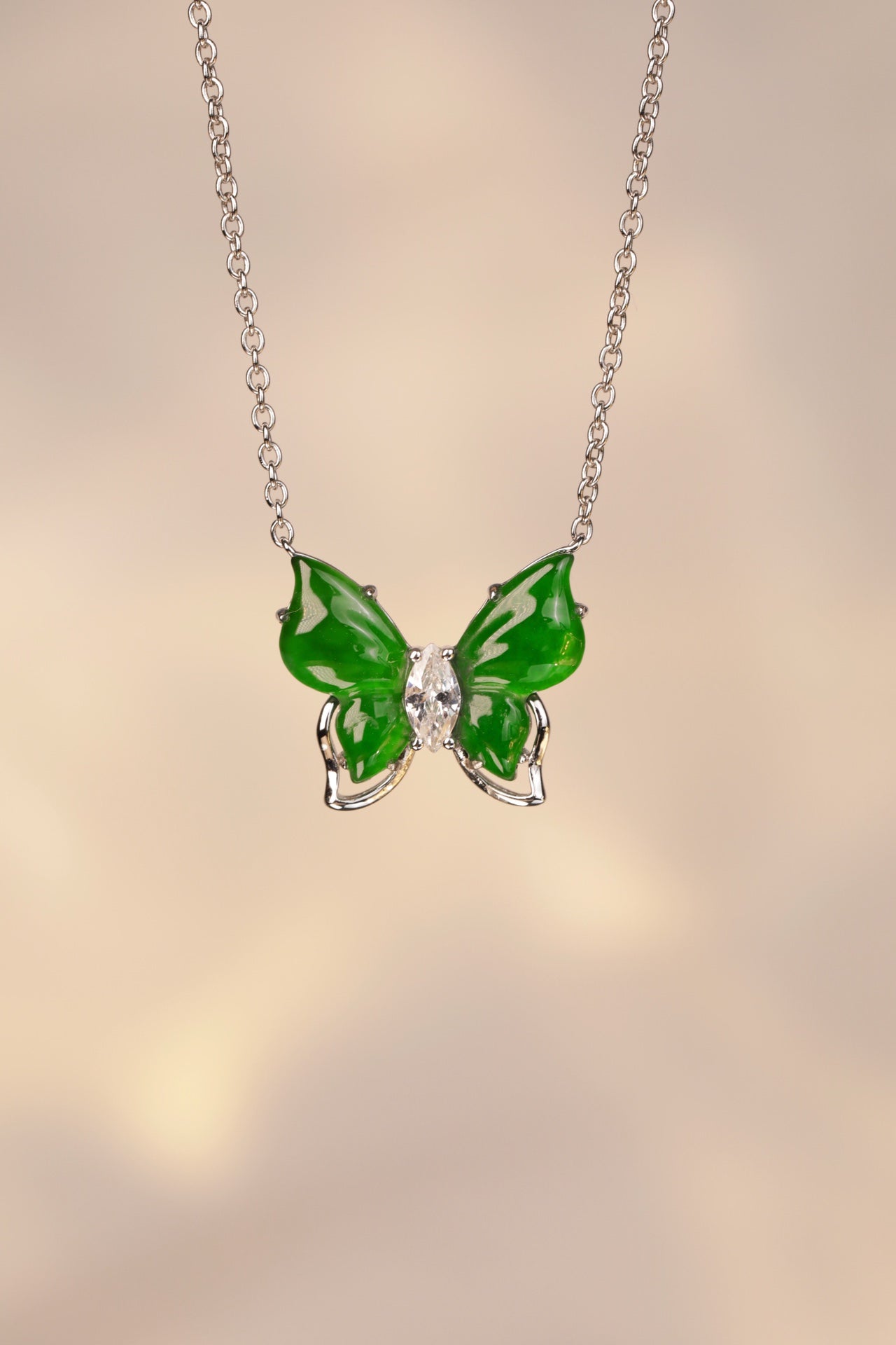 Butterfly Jade Necklace | Jekira