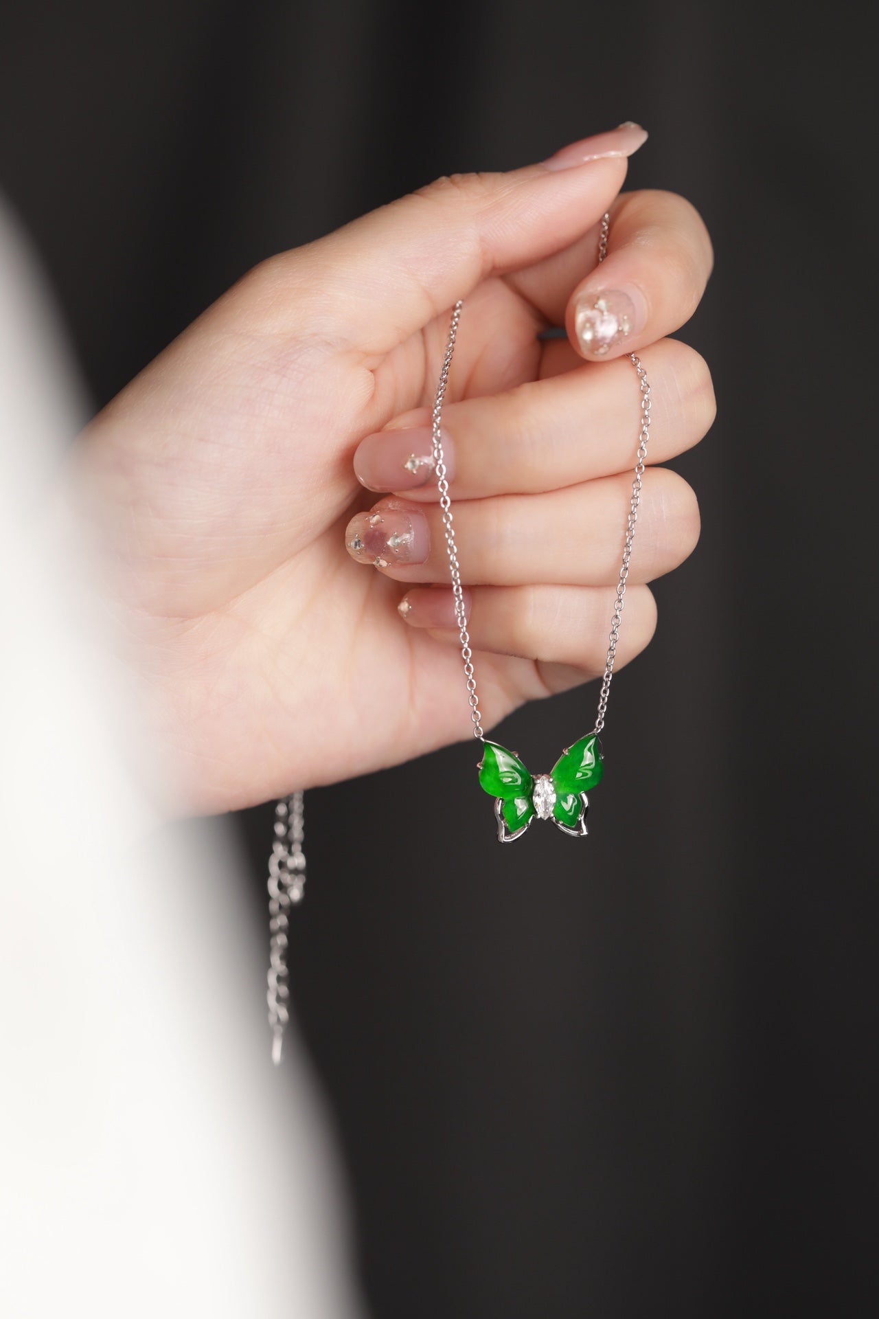 Butterfly Jade Necklace | Jekira
