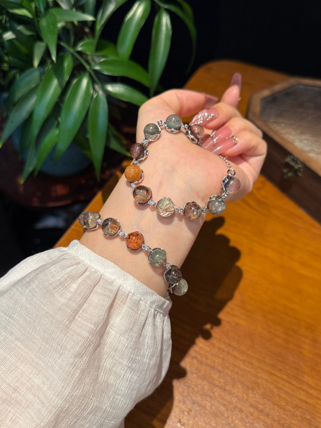 JEKIRA Natural Crystal Bracelet – 10mm Premium Gemstone Beads
