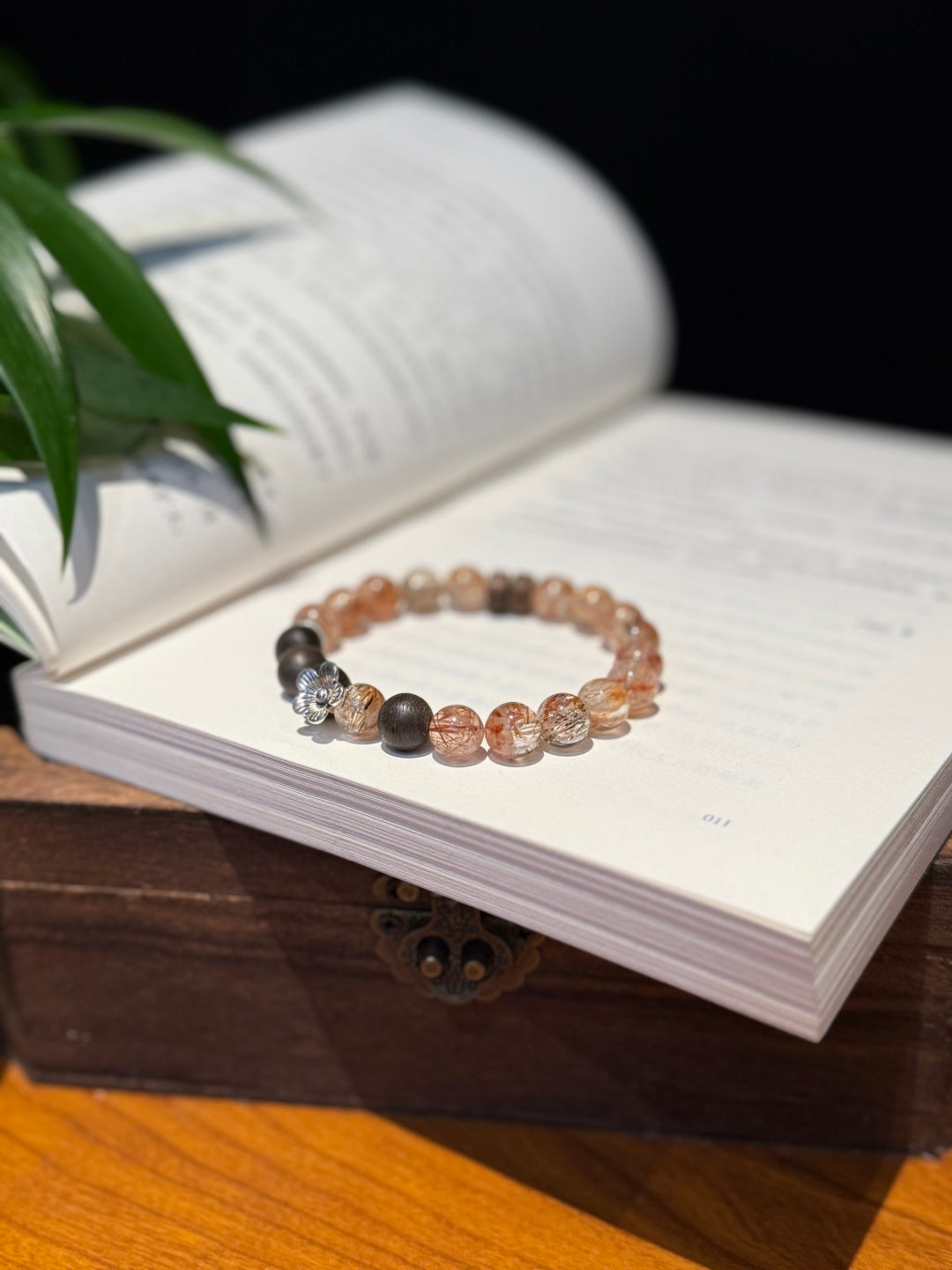 JEKIRA Black Gold Super Seven & Agarwood Bracelet