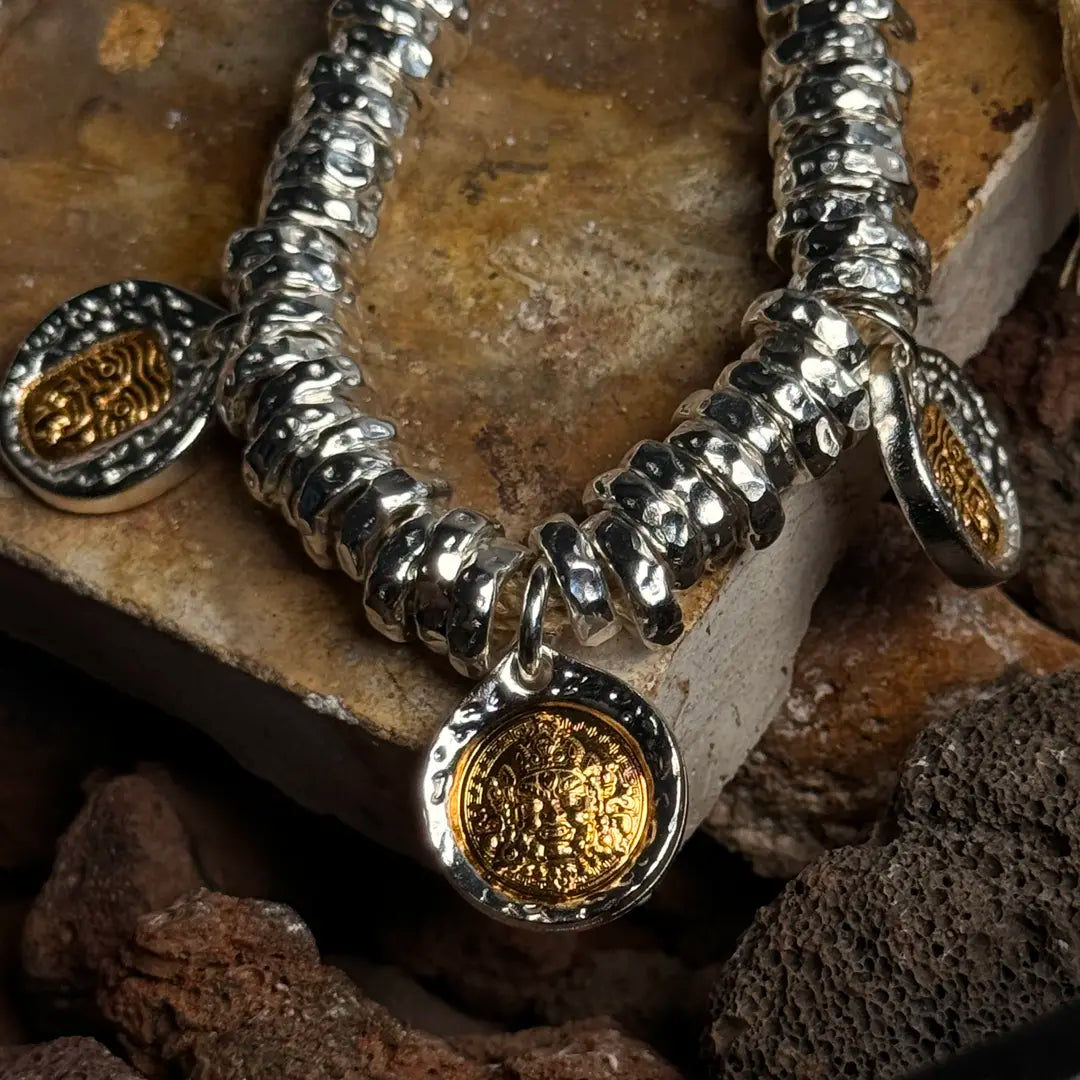 Yellow Jambhala S999 Silver Bracelet