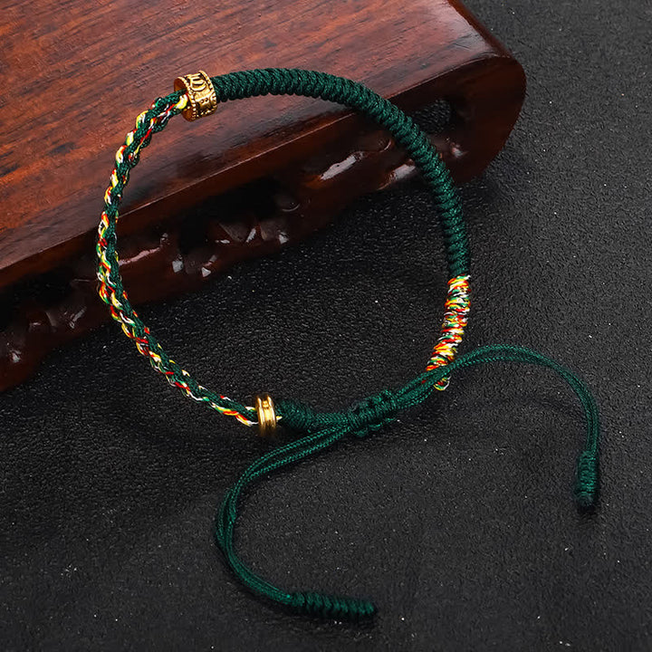 Om Mani Padme Hum Protection Luck String Bracelet