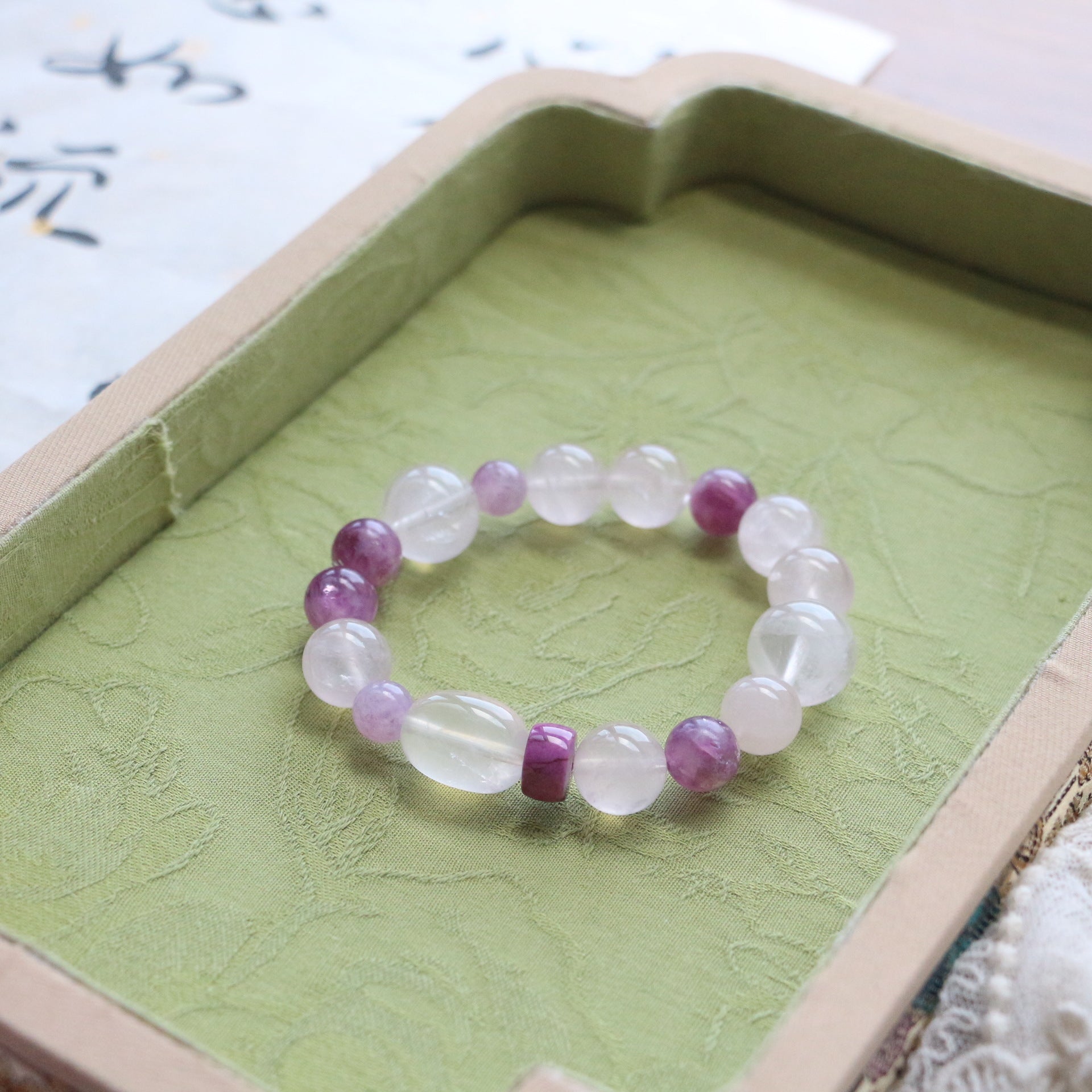 Jekira Amethyst & Rose Quartz Healing Bracelet