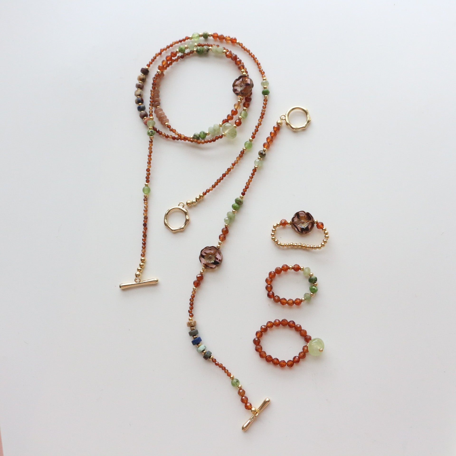JEKIRA Vintage Lapis Lazuli Jewelry Set
