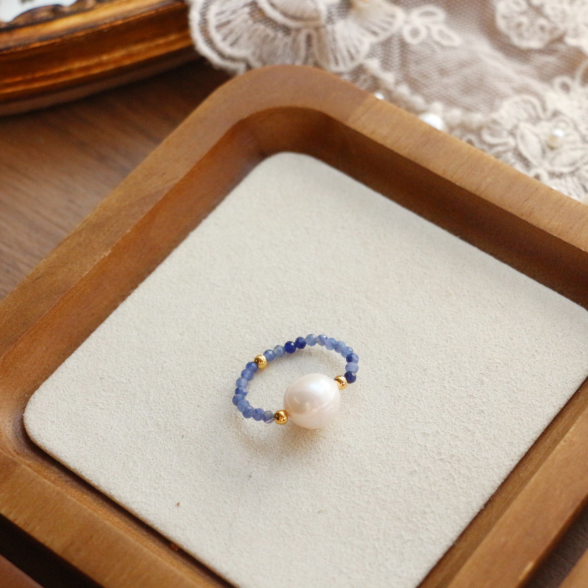 Jekira Kyanite & Rose Quartz Jewelry Set