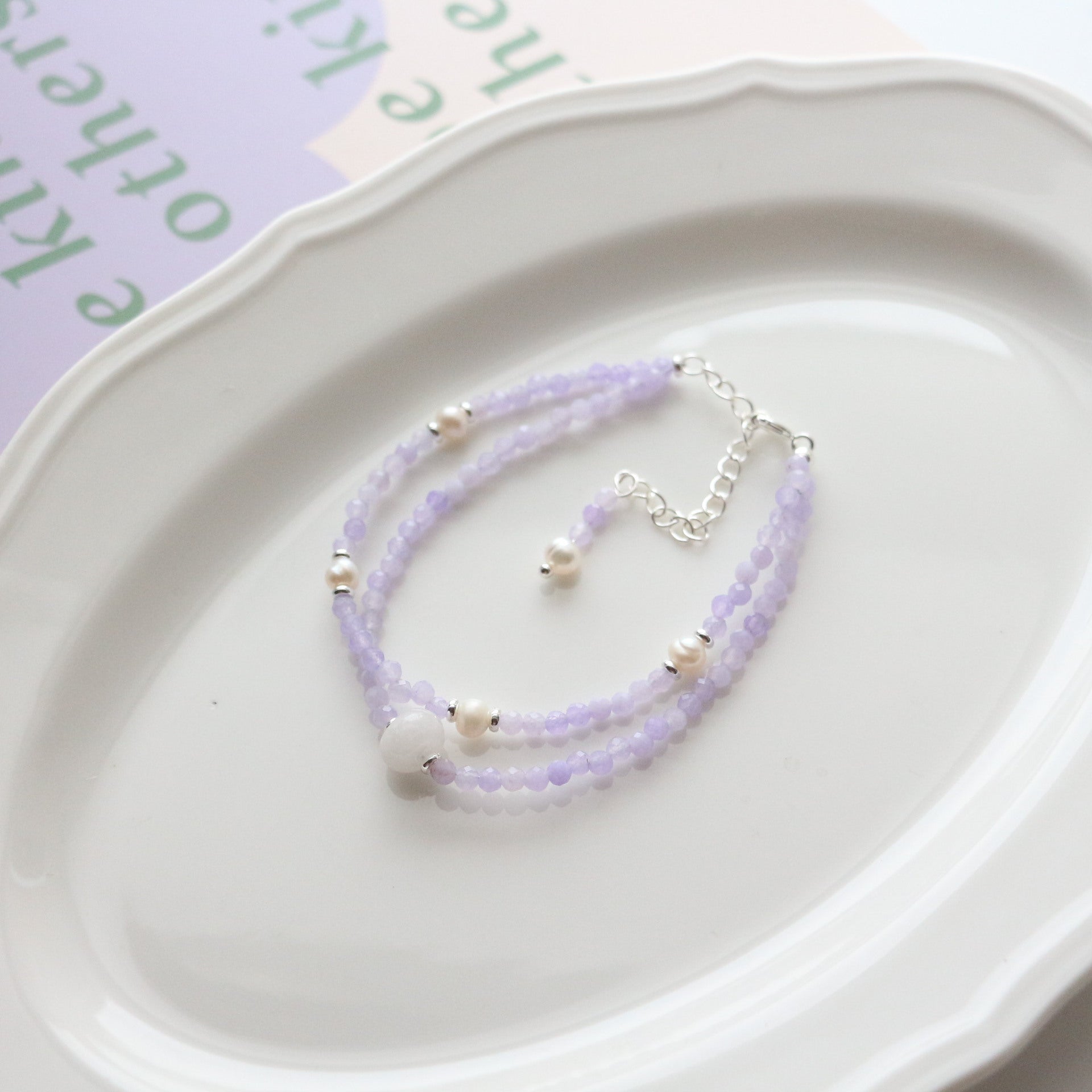 Jekira Amethyst & Baroque Pearl Jewelry Set