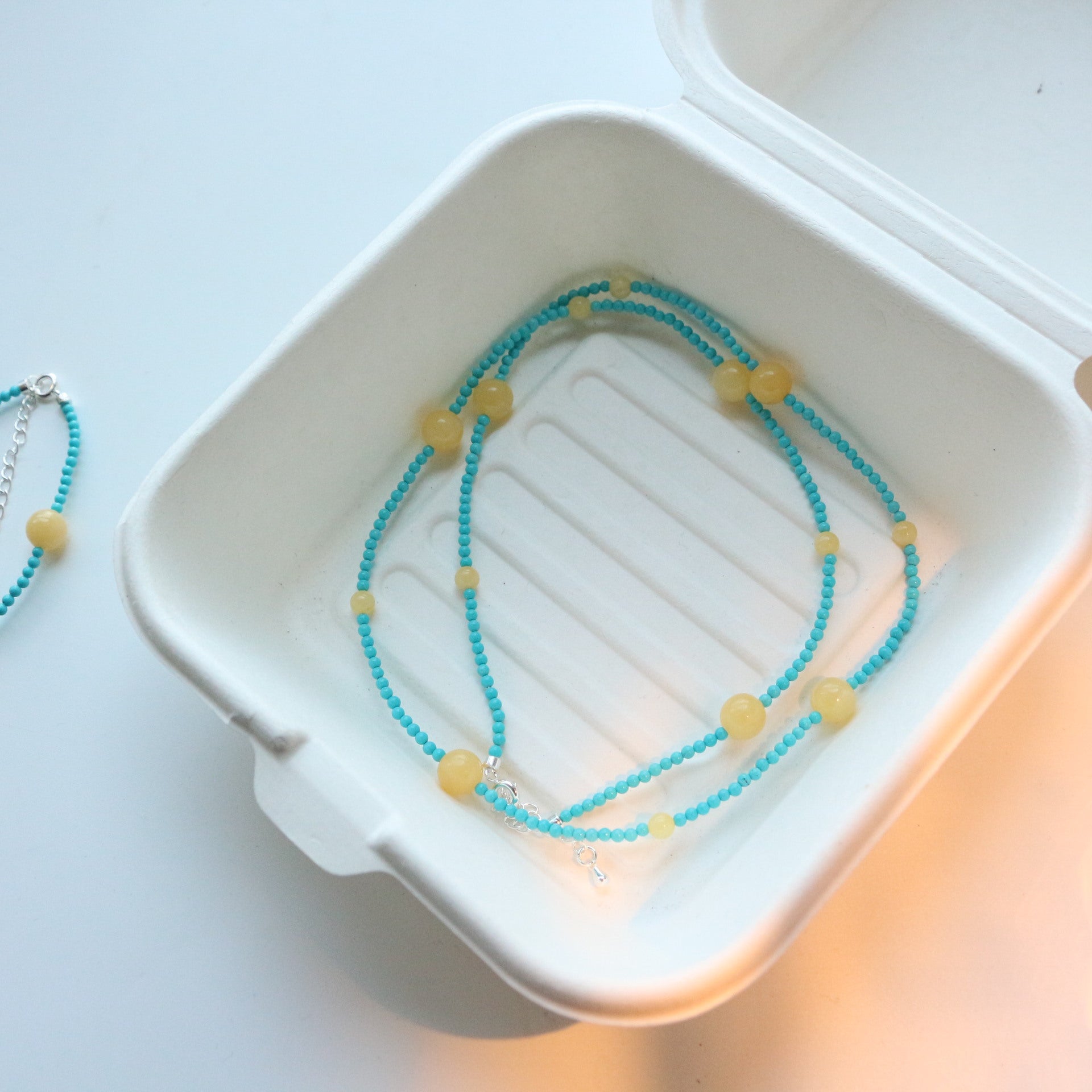 Jekira Summer Turquoise & Citrine Jewelry Set