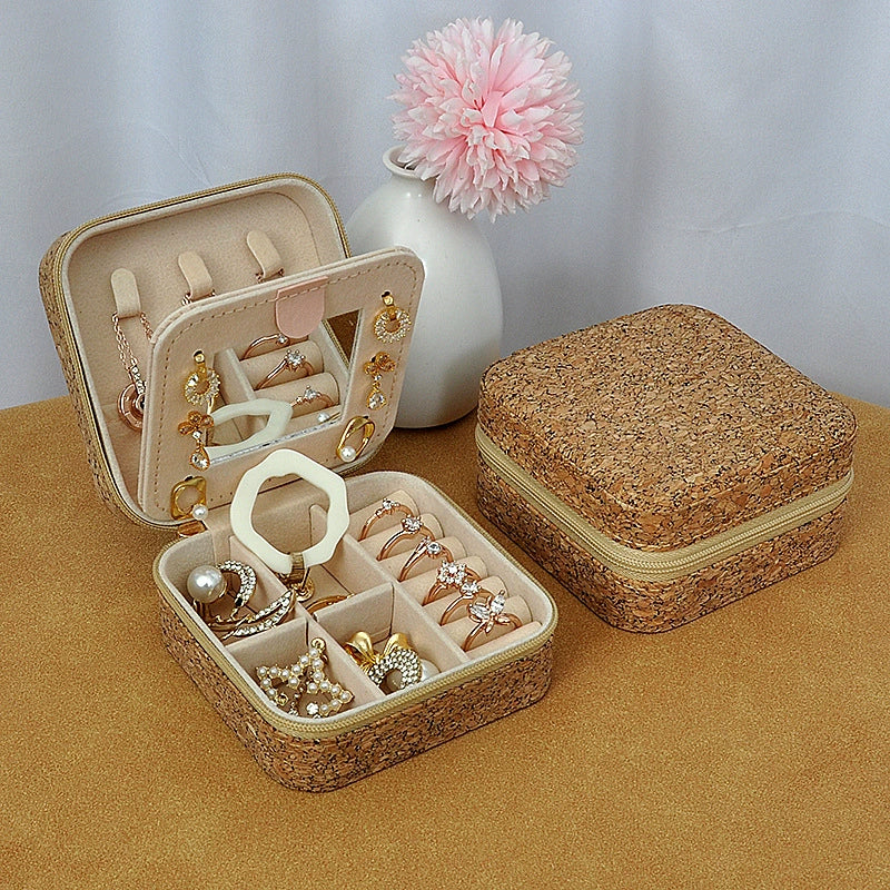 JEKIRA Vintage Jewelry Box with Mirror