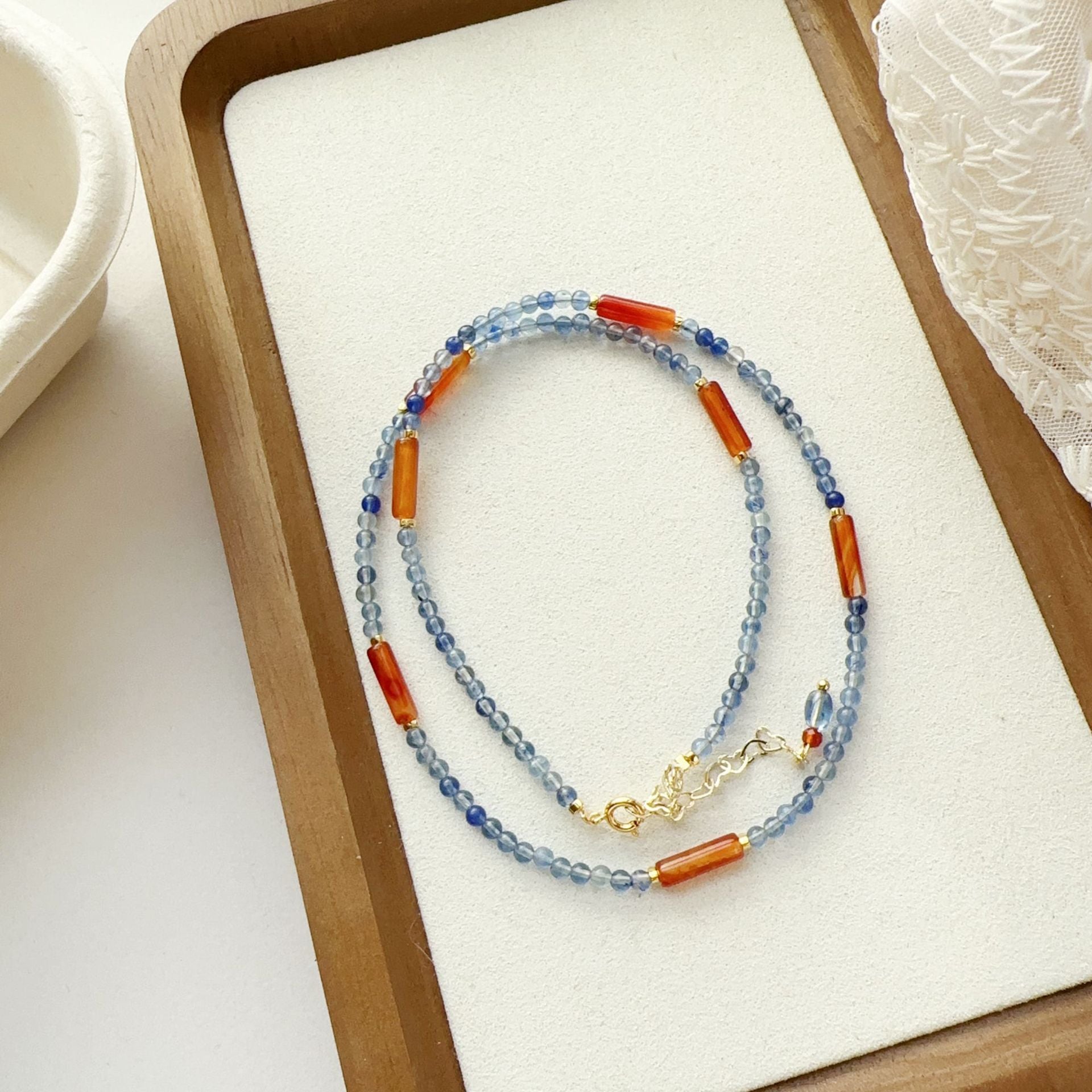 Jekira Ink Wash Landscape Necklace