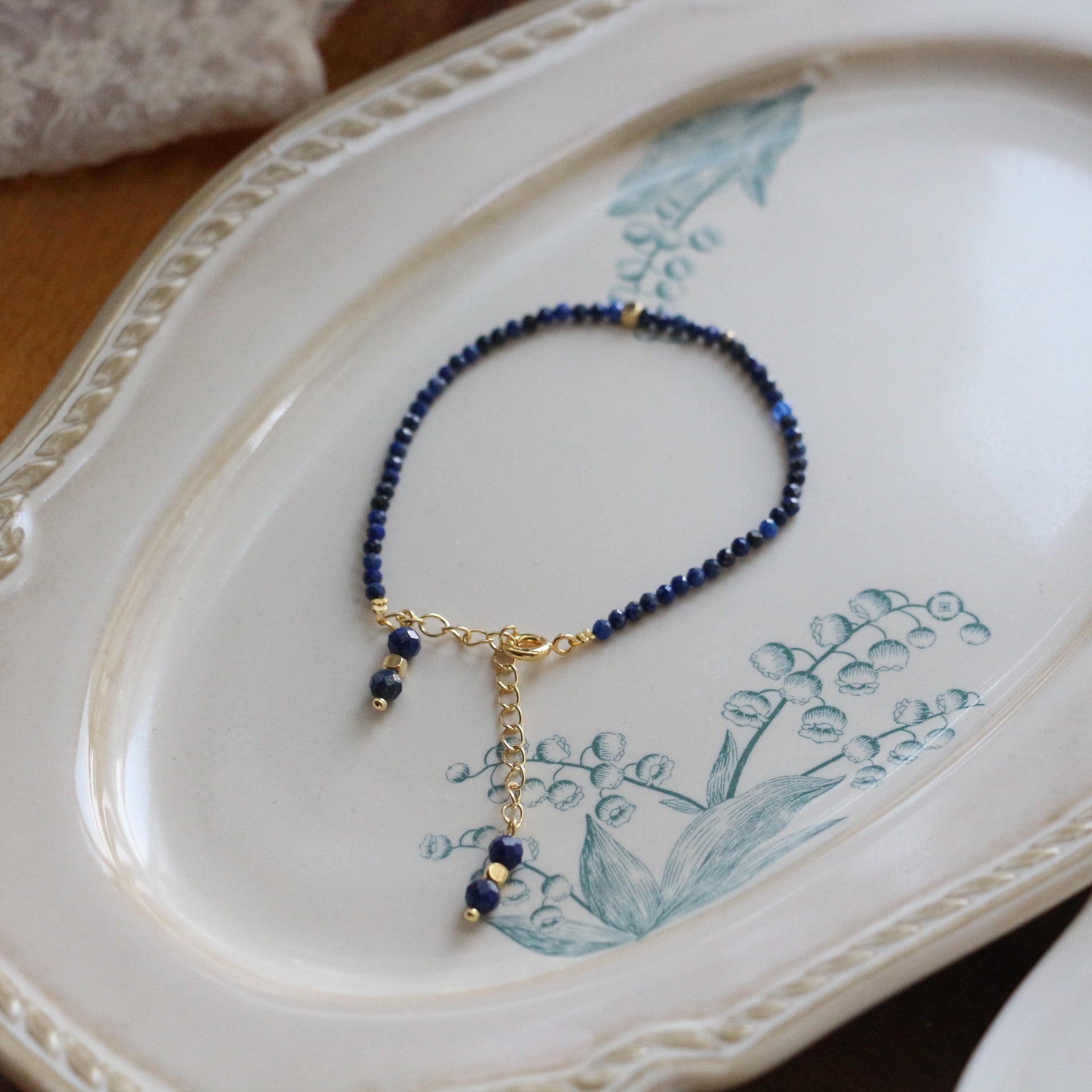 Jekira Chinese-Style Lapis Lazuli Jewelry Set