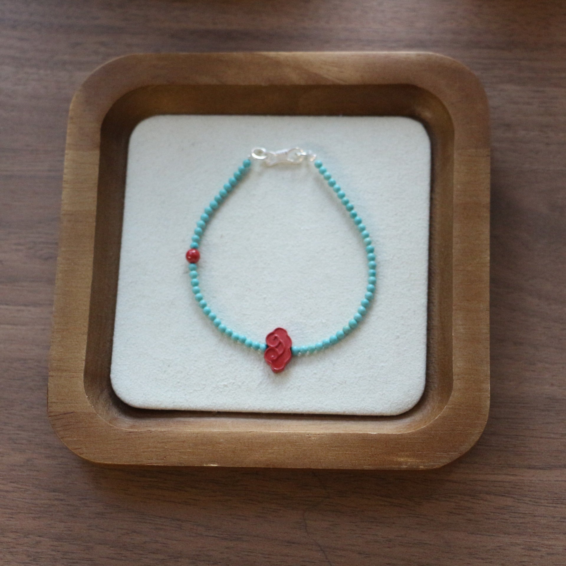 JEKIRA Turquoise & Imperial Cinnabar Cloud Bracelet
