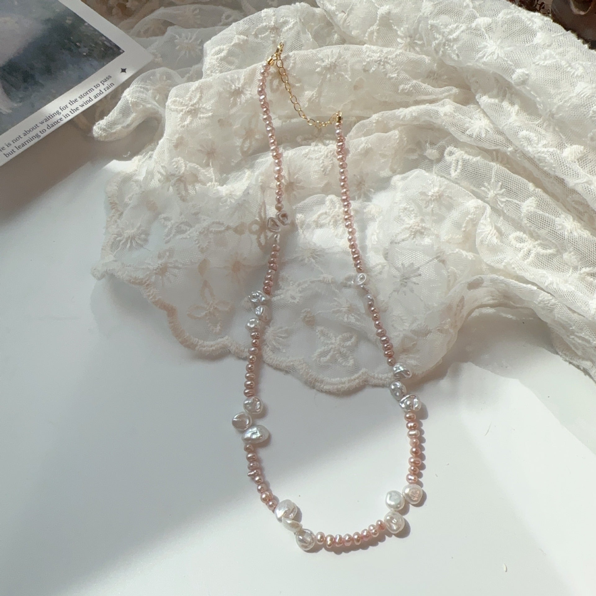 Jekira Petal Baroque Pearl Necklace