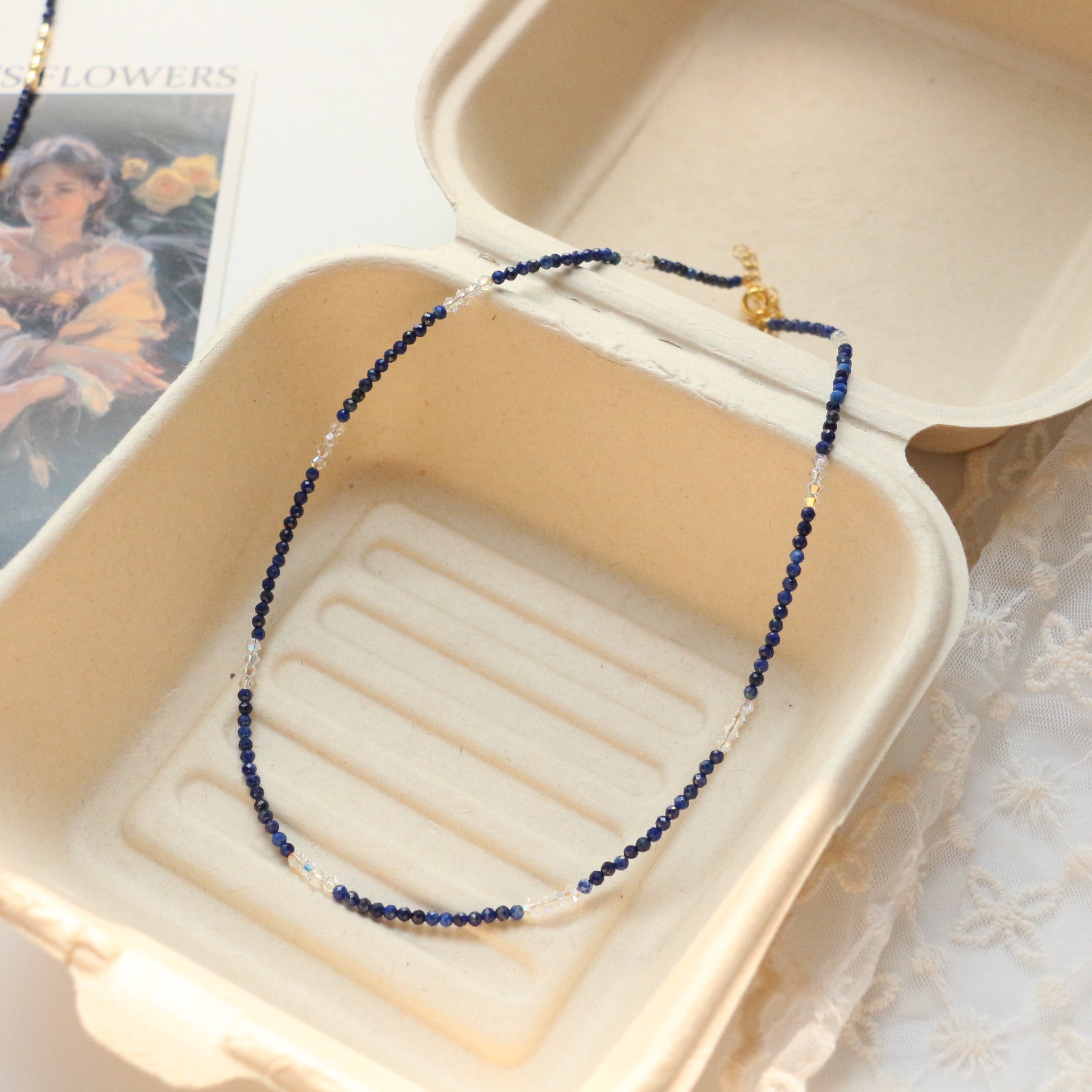 JEKIRA Lapis Lazuli & Baroque Pearl Jewelry Set