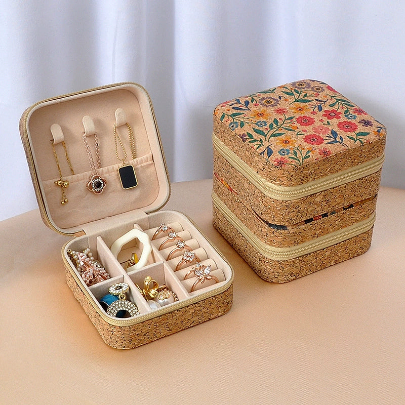 JEKIRA Vintage Jewelry Box with Mirror