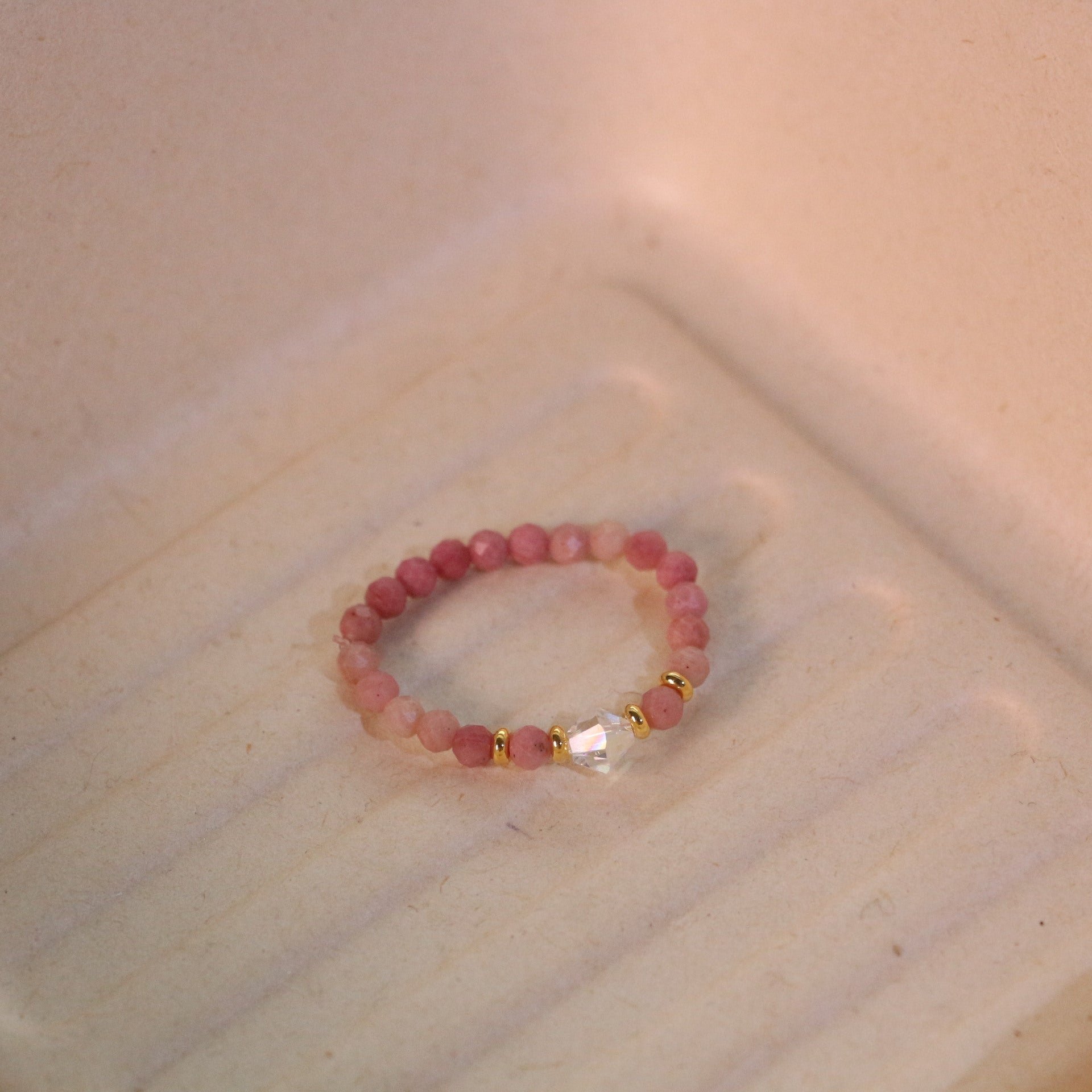JEKIRA Natural Rhodonite Baroque Pearl Jewelry Set
