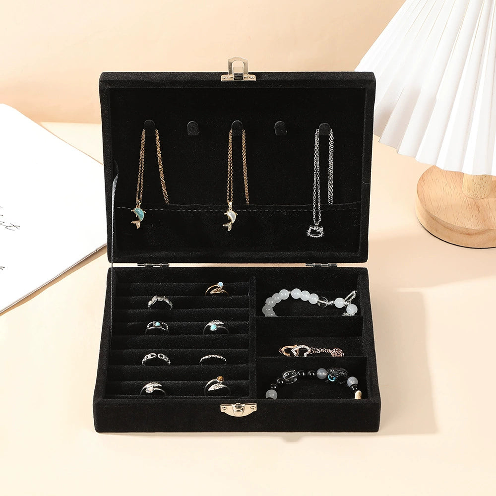 JEKIRA Premium Lockable Jewelry Organizer Box