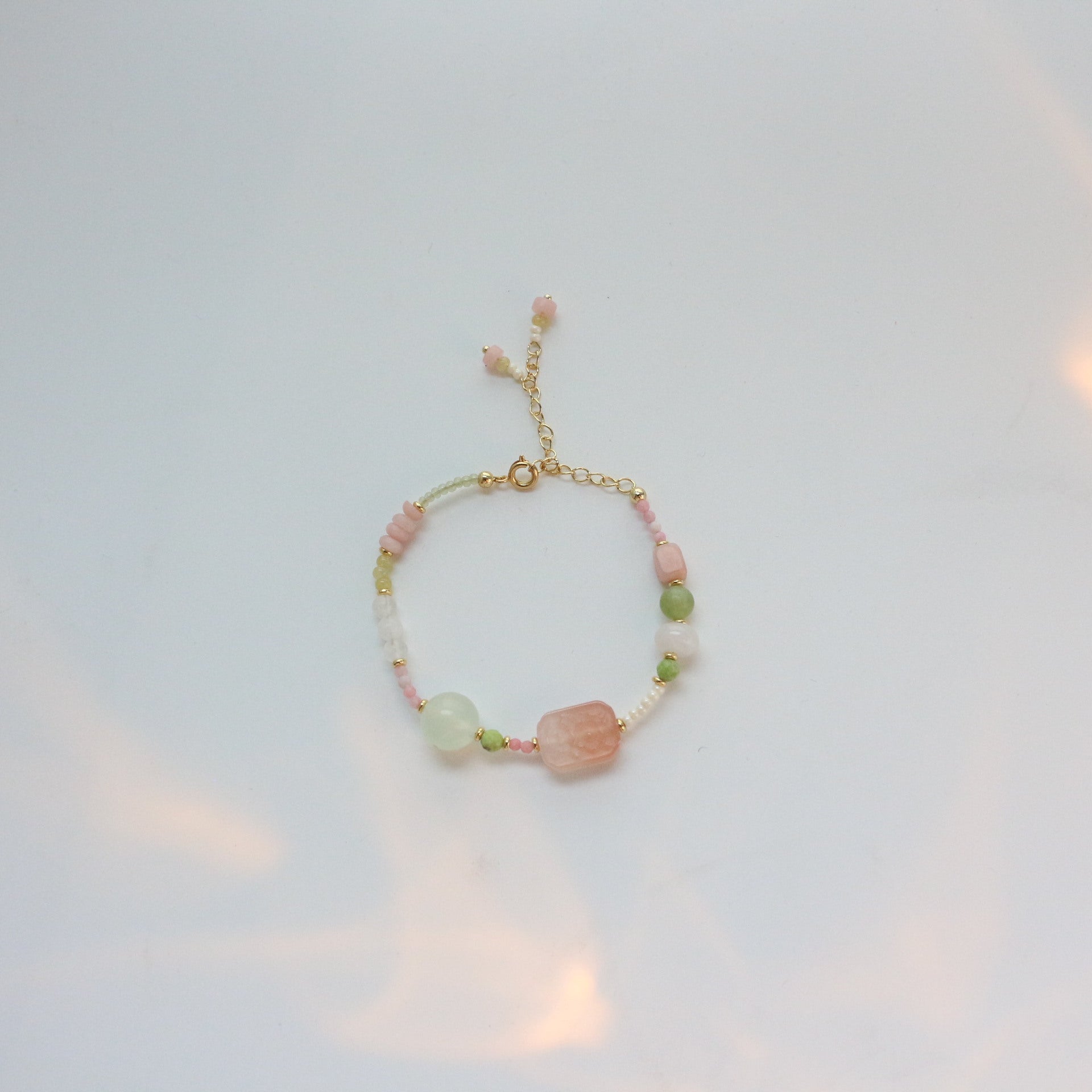 JEKIRA Summer Pink Gemstone Jewelry Set