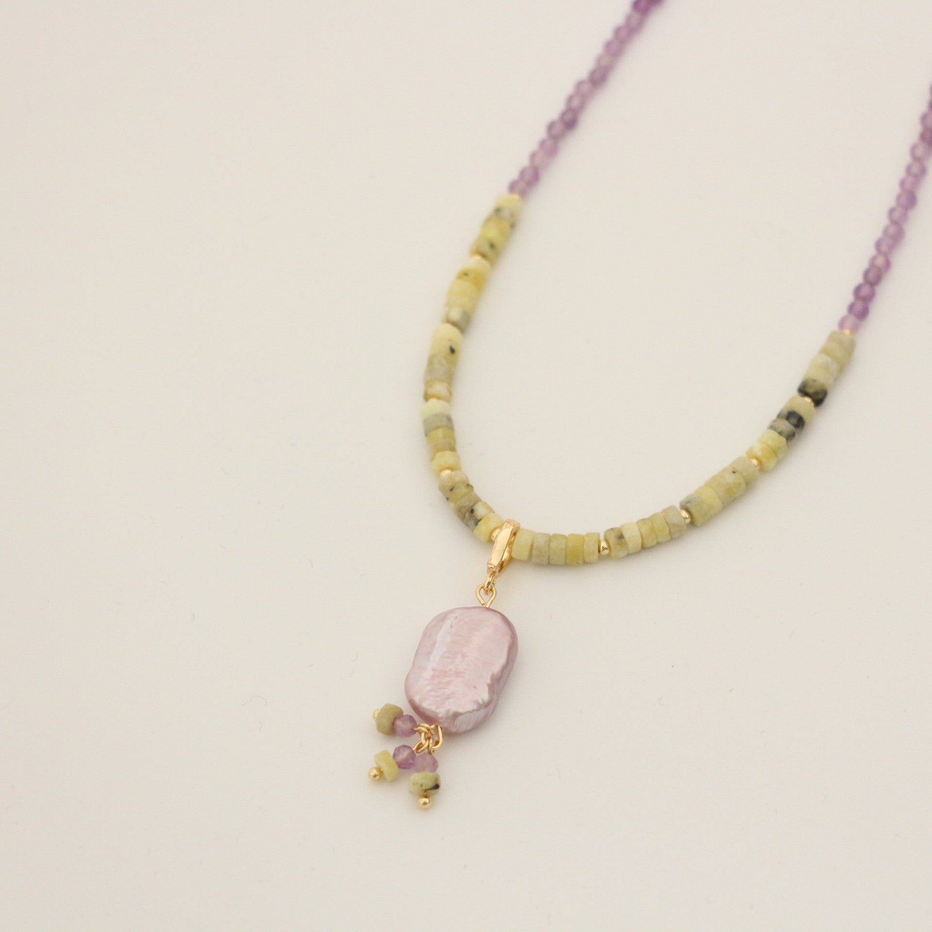 JEKIRA Amethyst & Baroque Pearl Jewelry Set