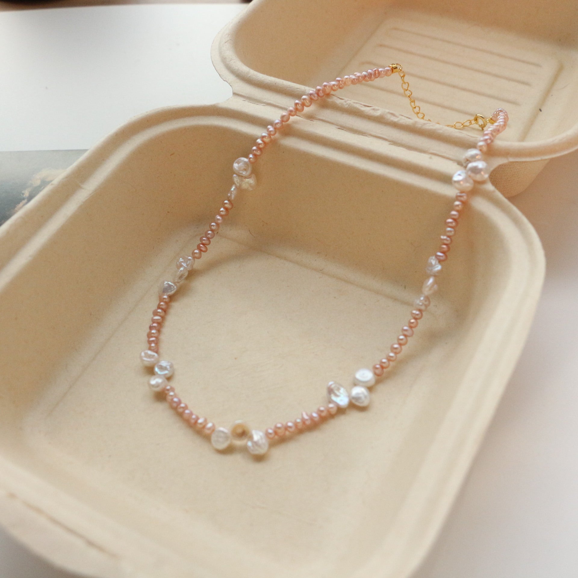 Jekira Petal Baroque Pearl Necklace