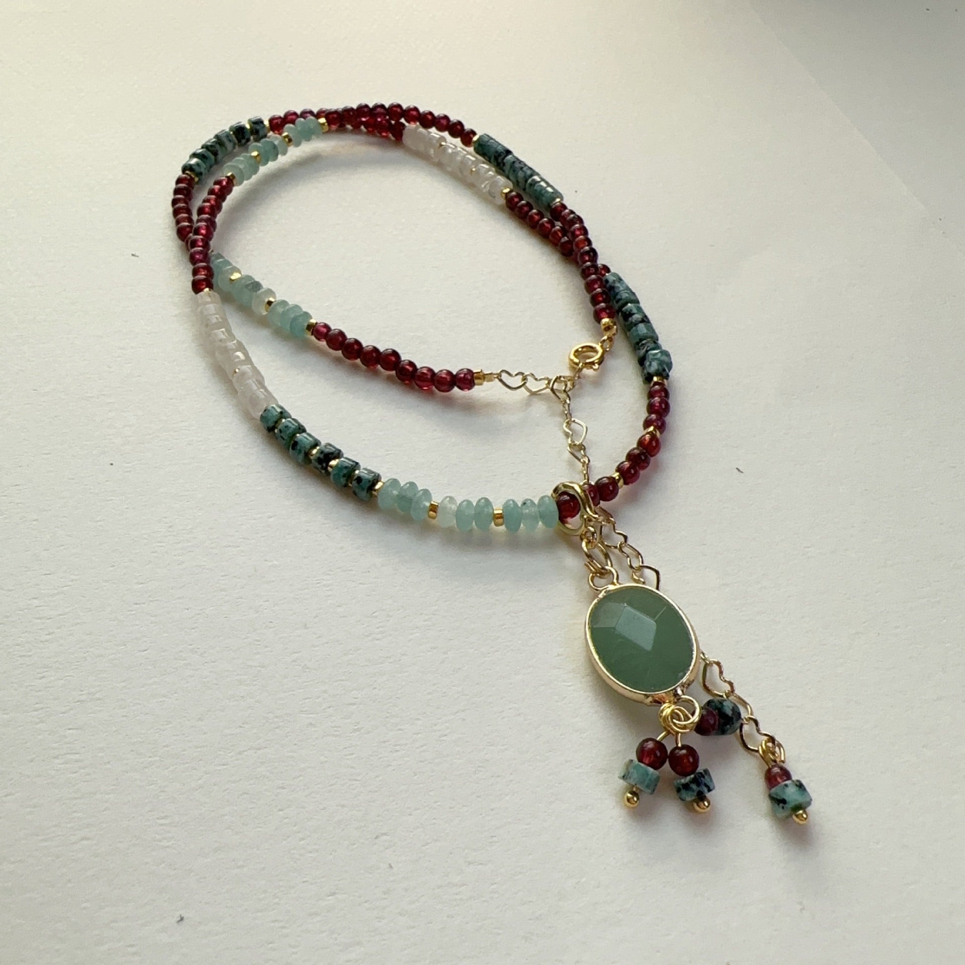 Jekira Multicolor Gemstone Pendant Necklace