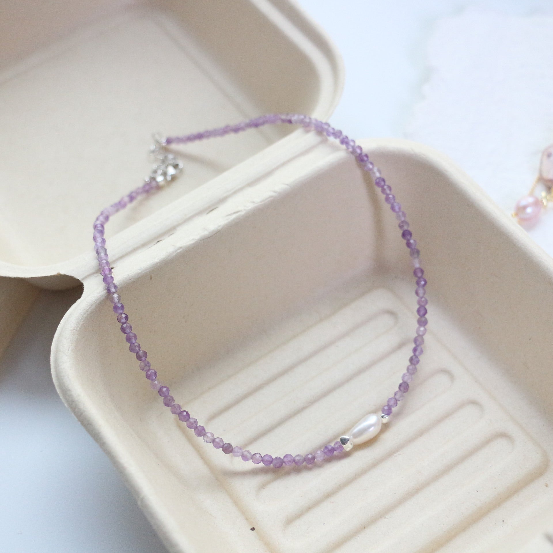 Jekira Amethyst & Baroque Pearl Jewelry Set