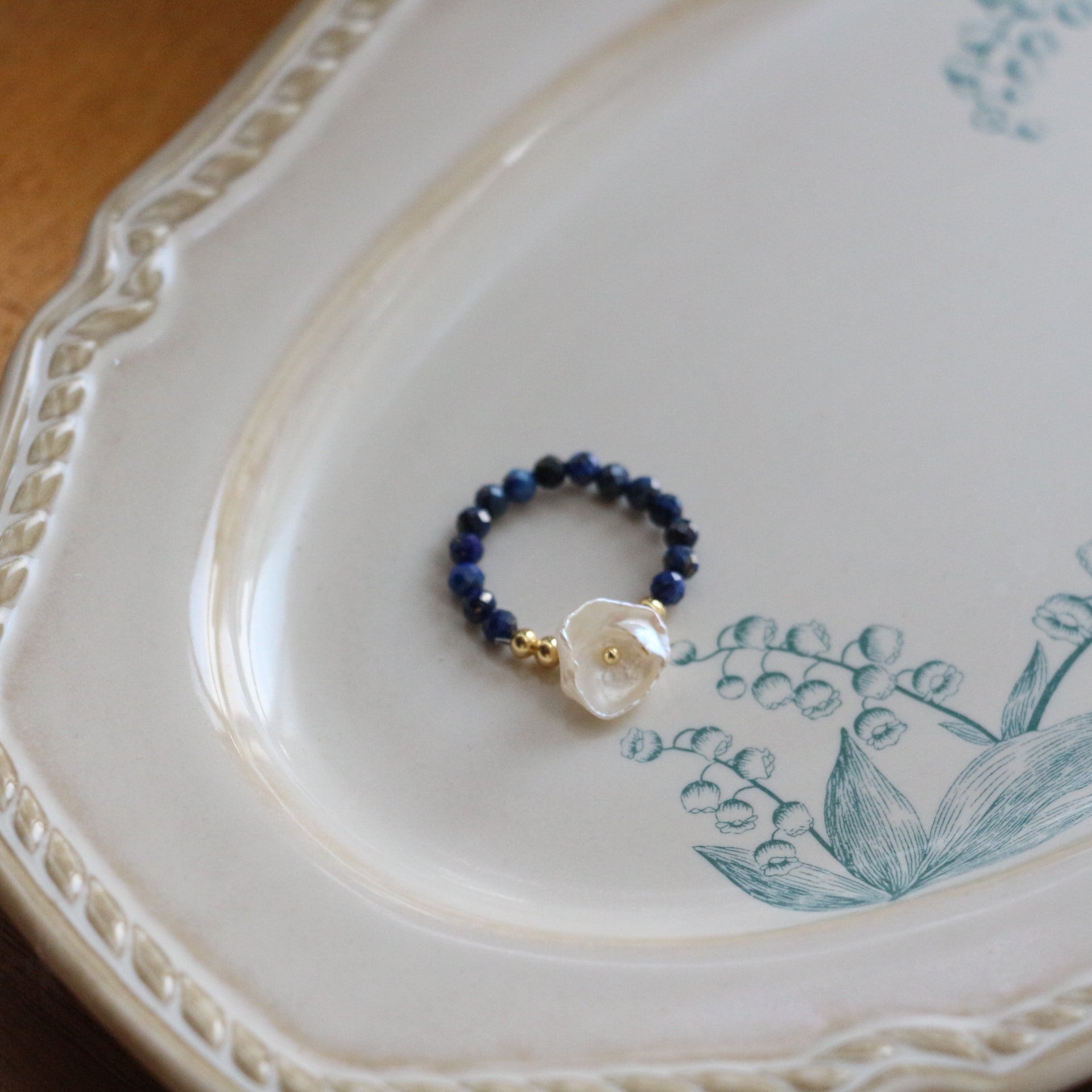 Jekira Chinese-Style Lapis Lazuli Jewelry Set