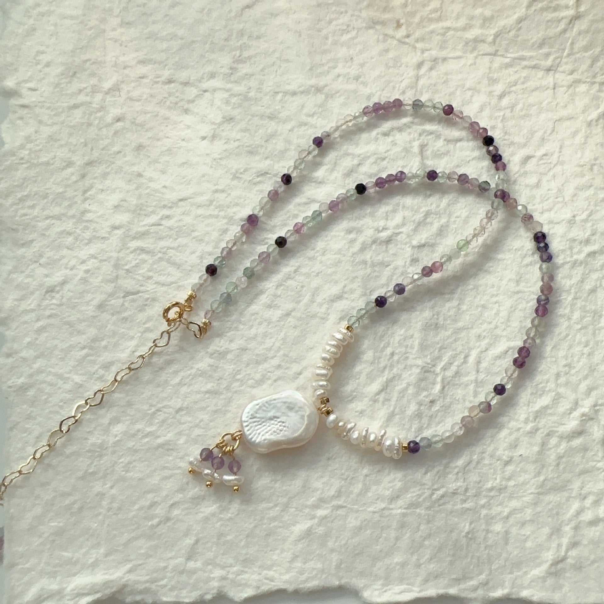 JEKIRA Amethyst & Baroque Pearl Jewelry Set