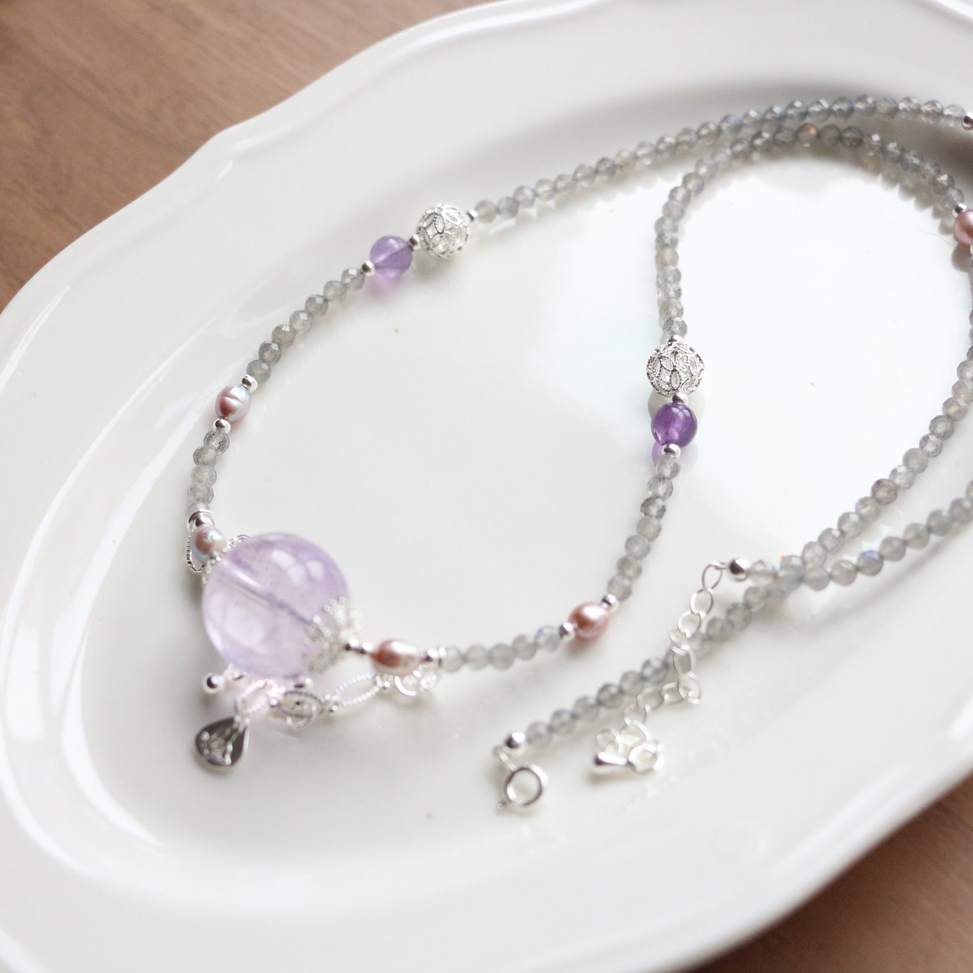 JEKIRA Moonbeam & Amethyst Wildfire Jewelry Set