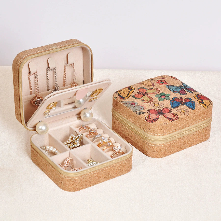 JEKIRA Vintage Jewelry Box with Mirror
