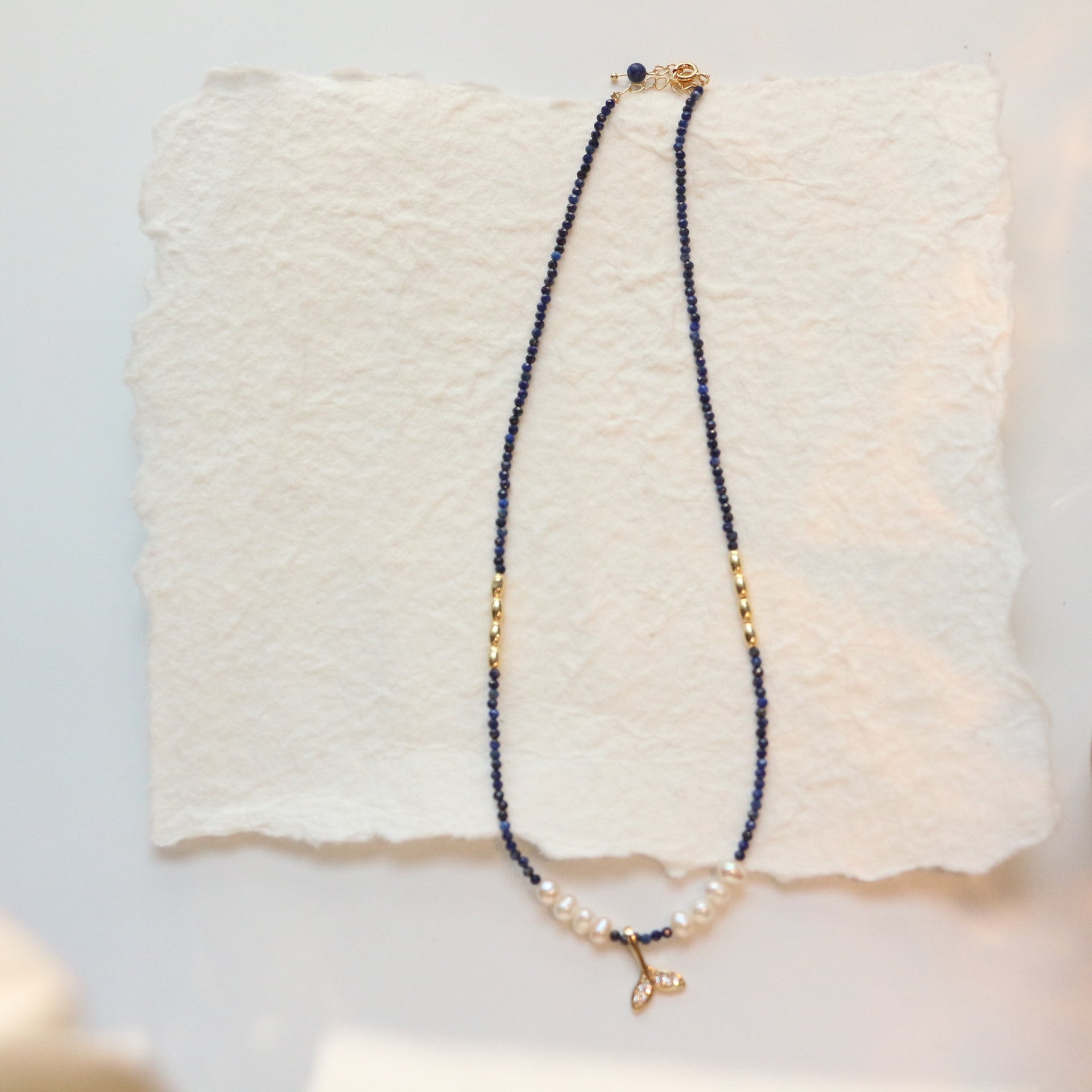 JEKIRA Lapis Lazuli & Baroque Pearl Jewelry Set