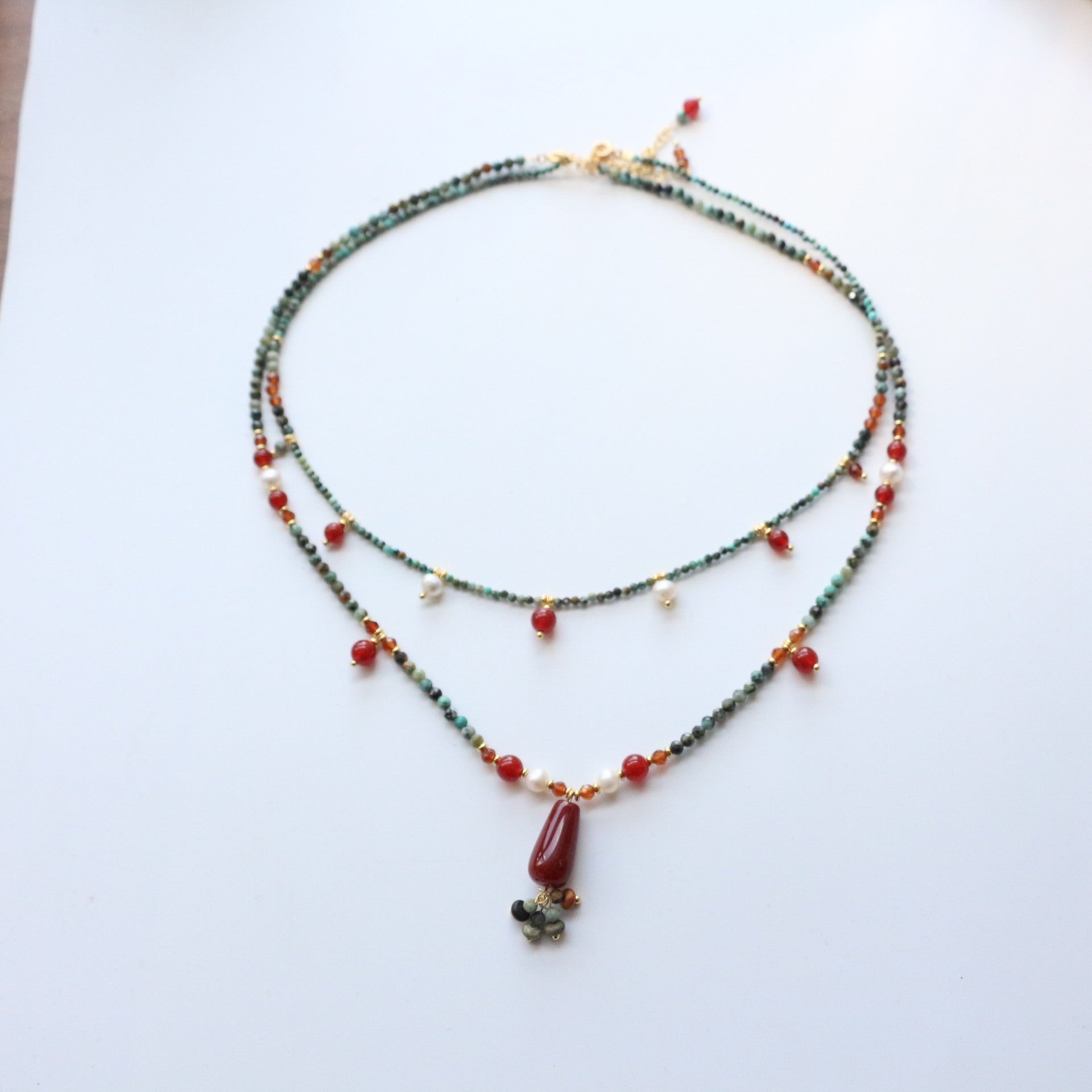 Jekira Dunhuang Retro Gemstone Jewelry Set