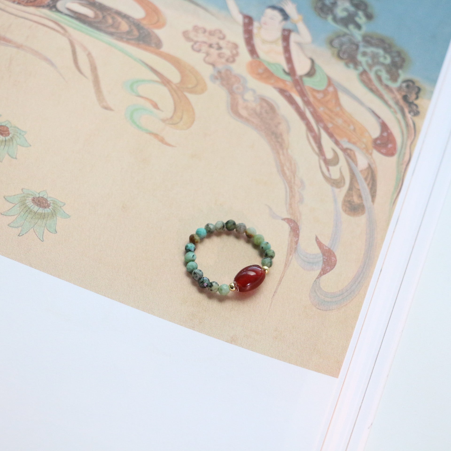 Jekira Dunhuang Retro Gemstone Jewelry Set