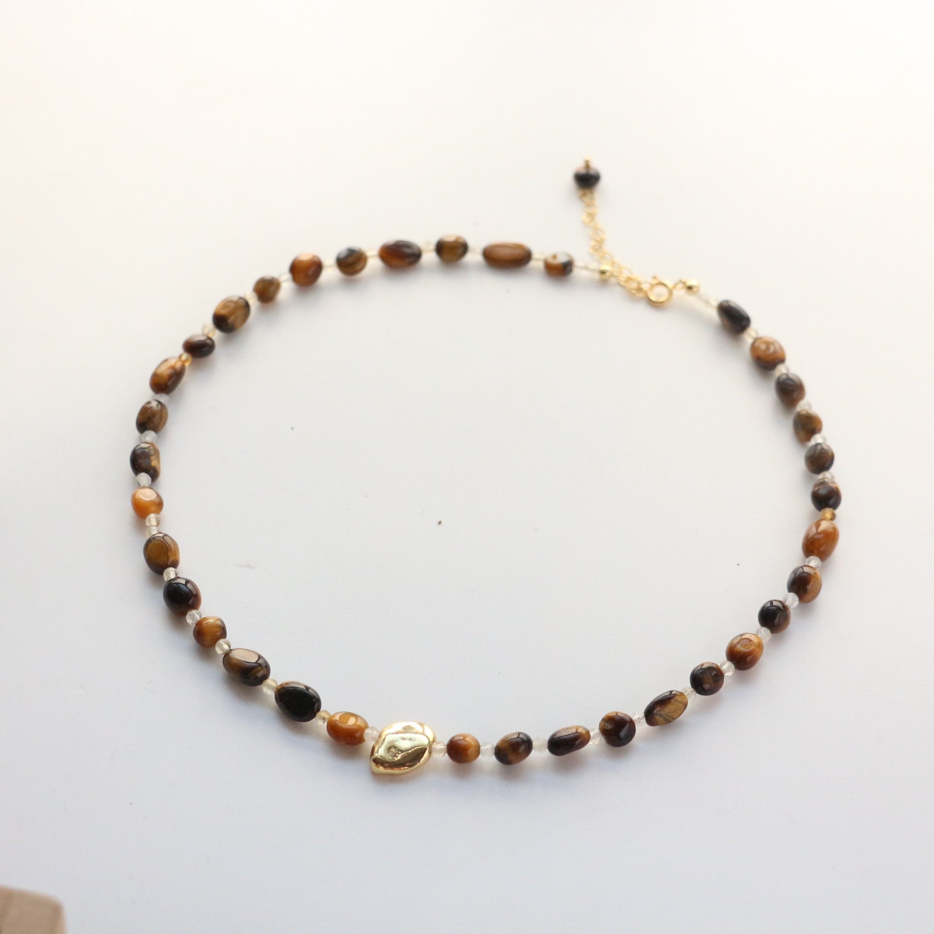 Jekira Tiger’s Eye & Citrine Couple’s Necklace Set