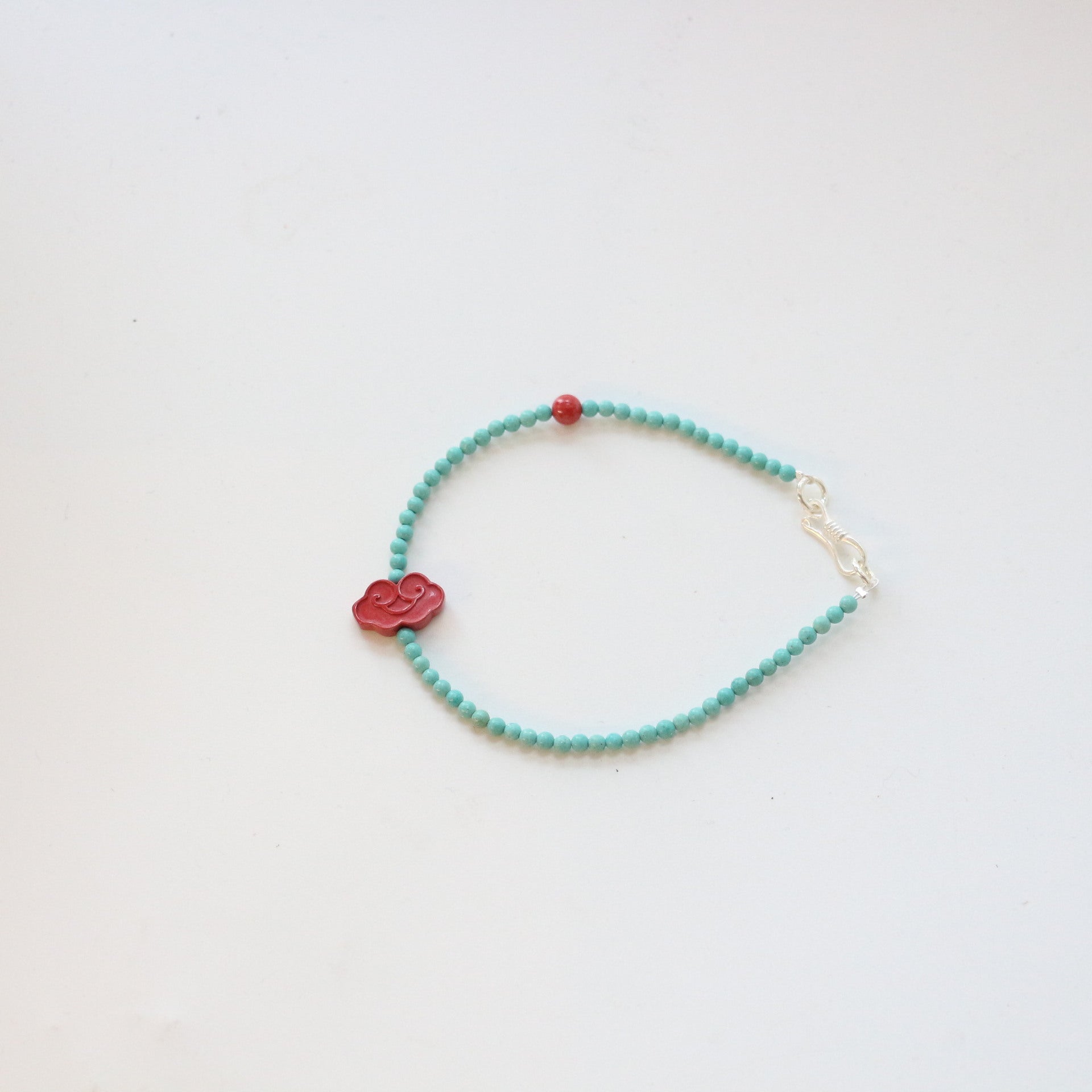 JEKIRA Turquoise & Imperial Cinnabar Cloud Bracelet