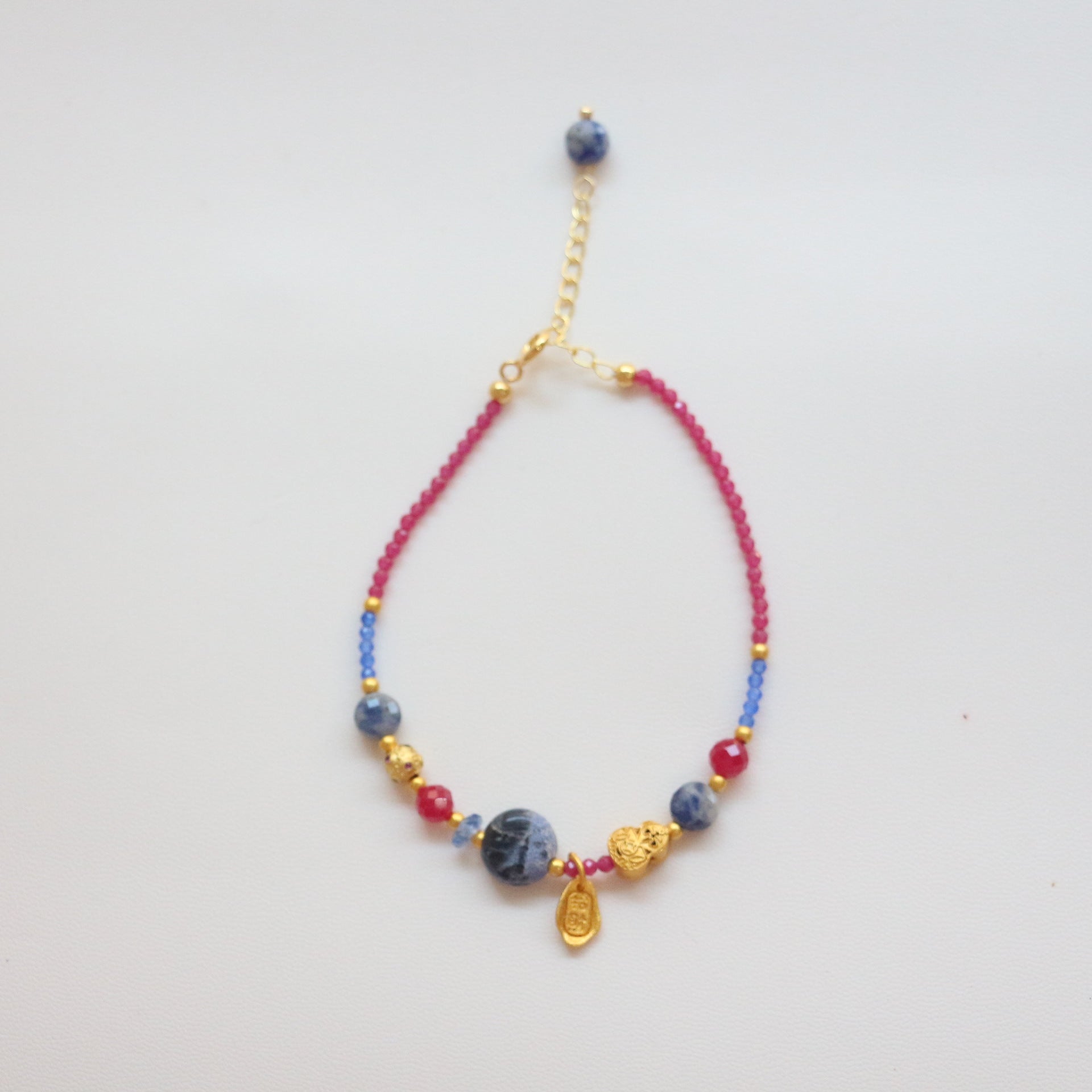 Jekira Ruby Necklace & Bracelet Set