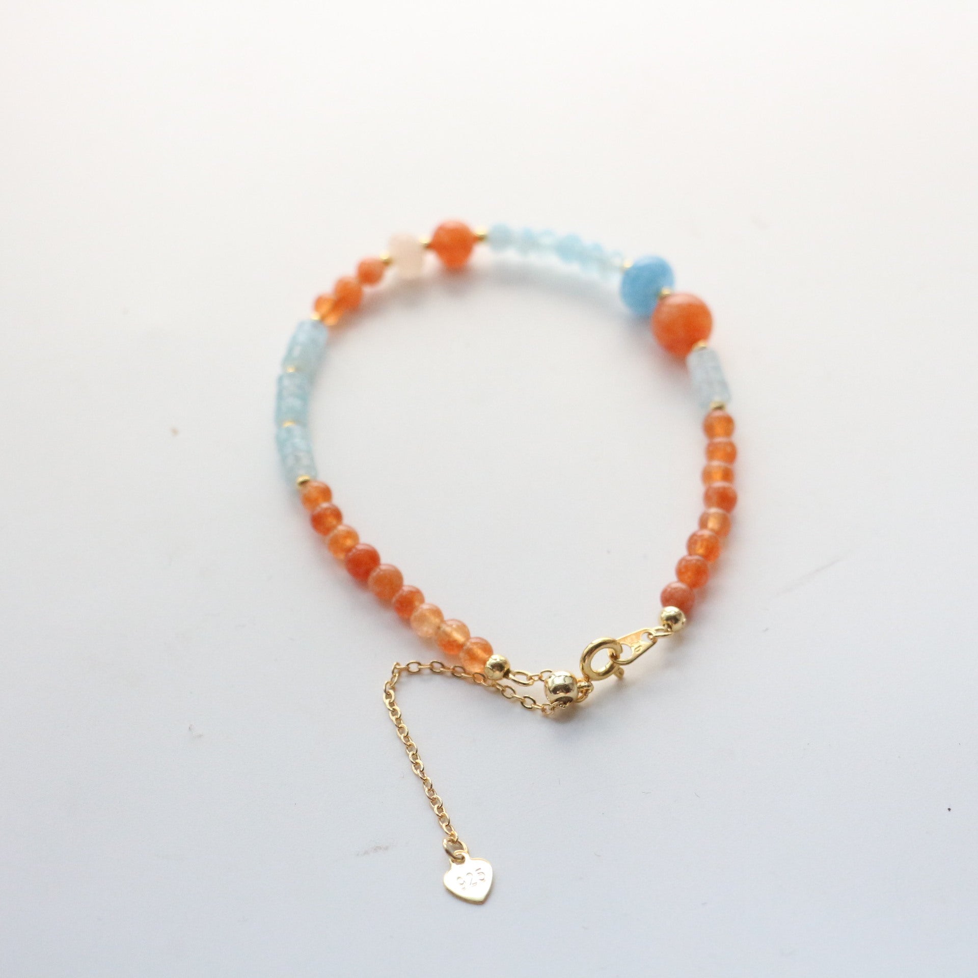 JEKIRA Candy Color Carnelian Bracelet Set