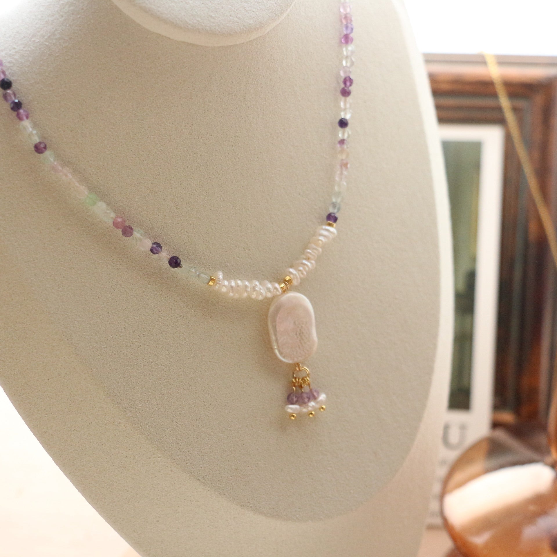 JEKIRA Amethyst & Baroque Pearl Jewelry Set