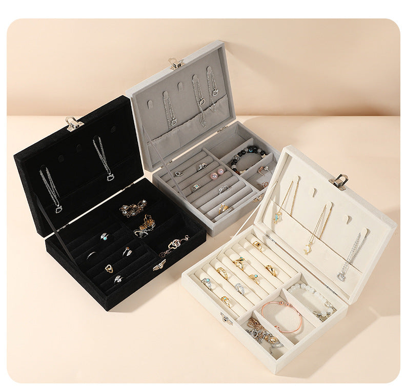 JEKIRA Premium Lockable Jewelry Organizer Box
