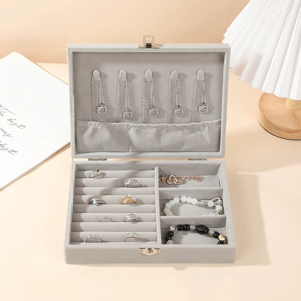 JEKIRA Premium Lockable Jewelry Organizer Box