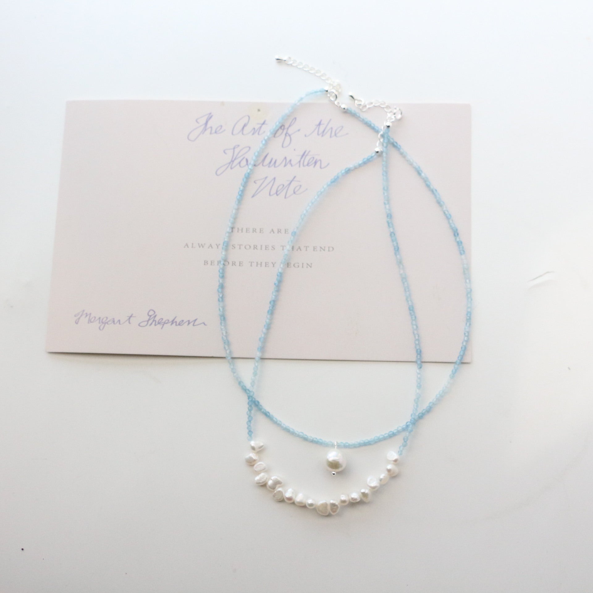 JEKIRA Aquamarine & Baroque Pearl Set
