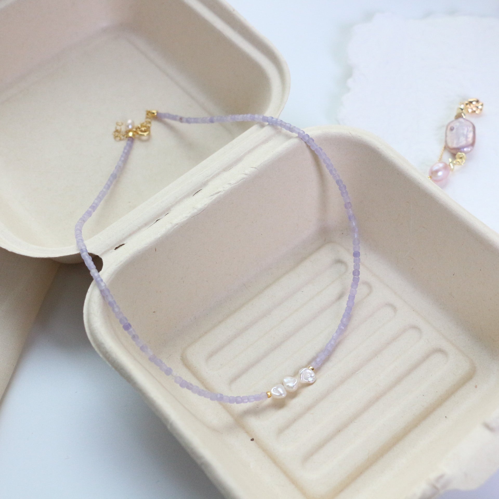 Jekira Amethyst & Baroque Pearl Jewelry Set