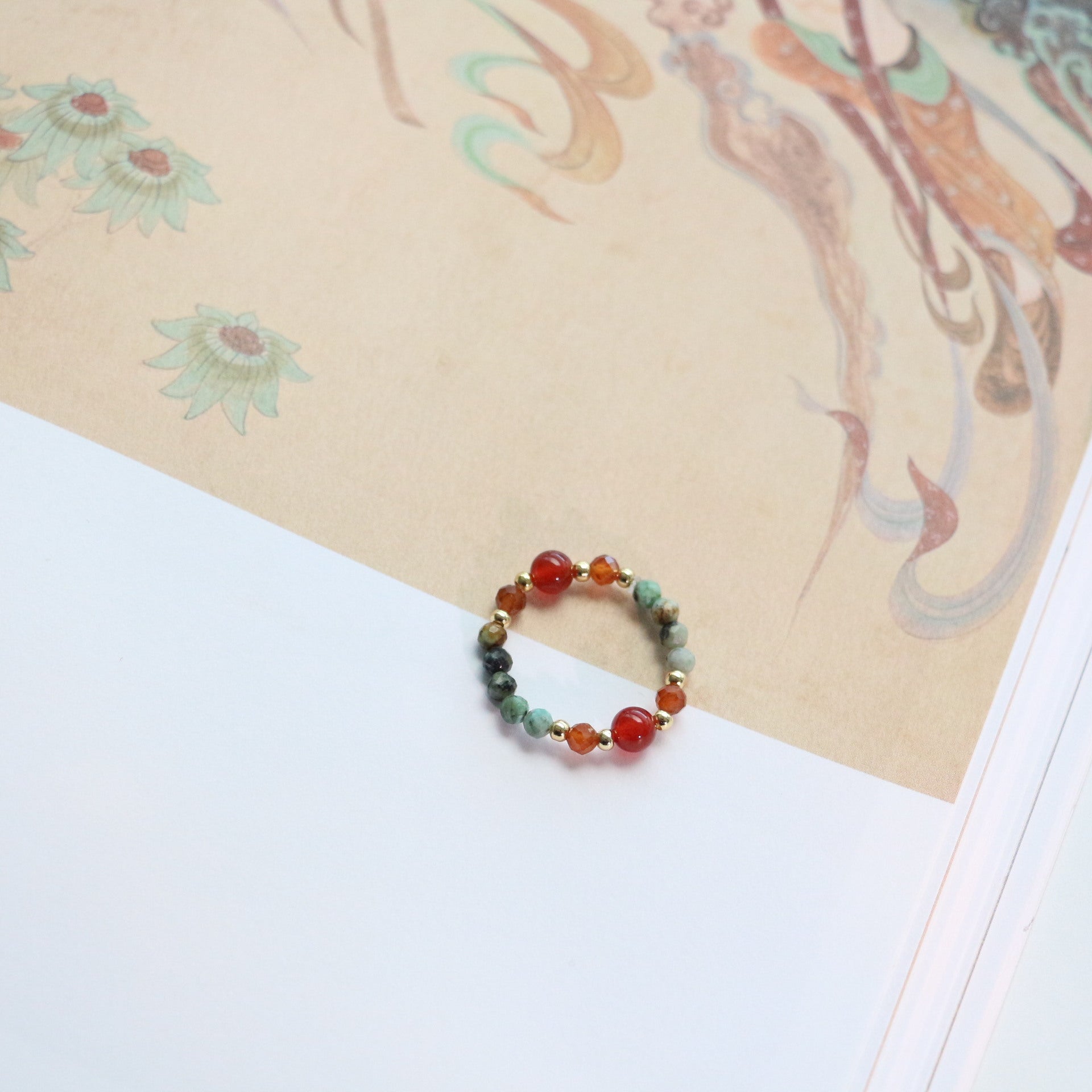 Jekira Dunhuang Retro Gemstone Jewelry Set